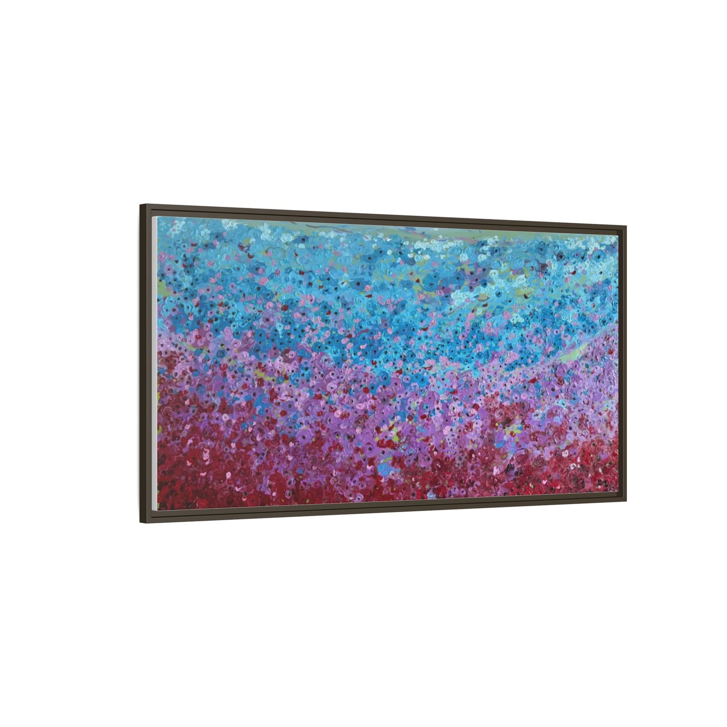 Bloom by Unknown Framed Matte Canvas Abstract Floral Field Wall Art