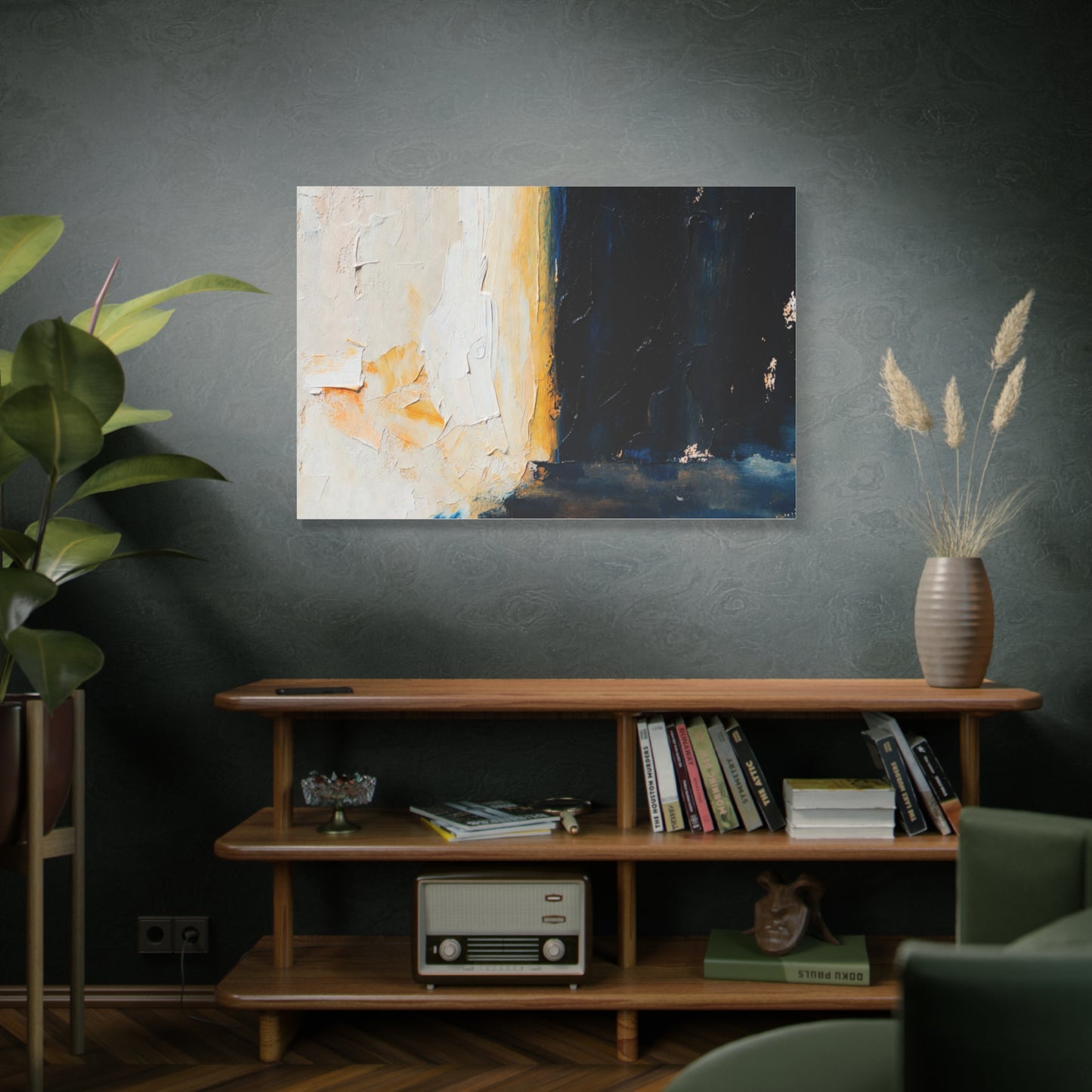 Abstract Coastal Light Matte Canvas Print — Stretched 1.25"