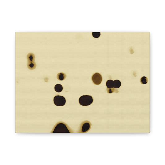 People Communicating by Unknown Abstract Matte Canvas Wall Art Print