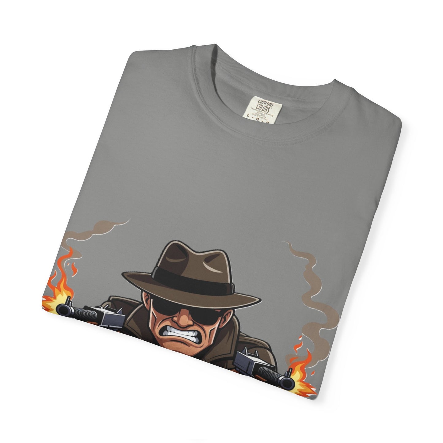 Vintage Gangster Shooter T-Shirt – Retro Mobster Graphic Tee