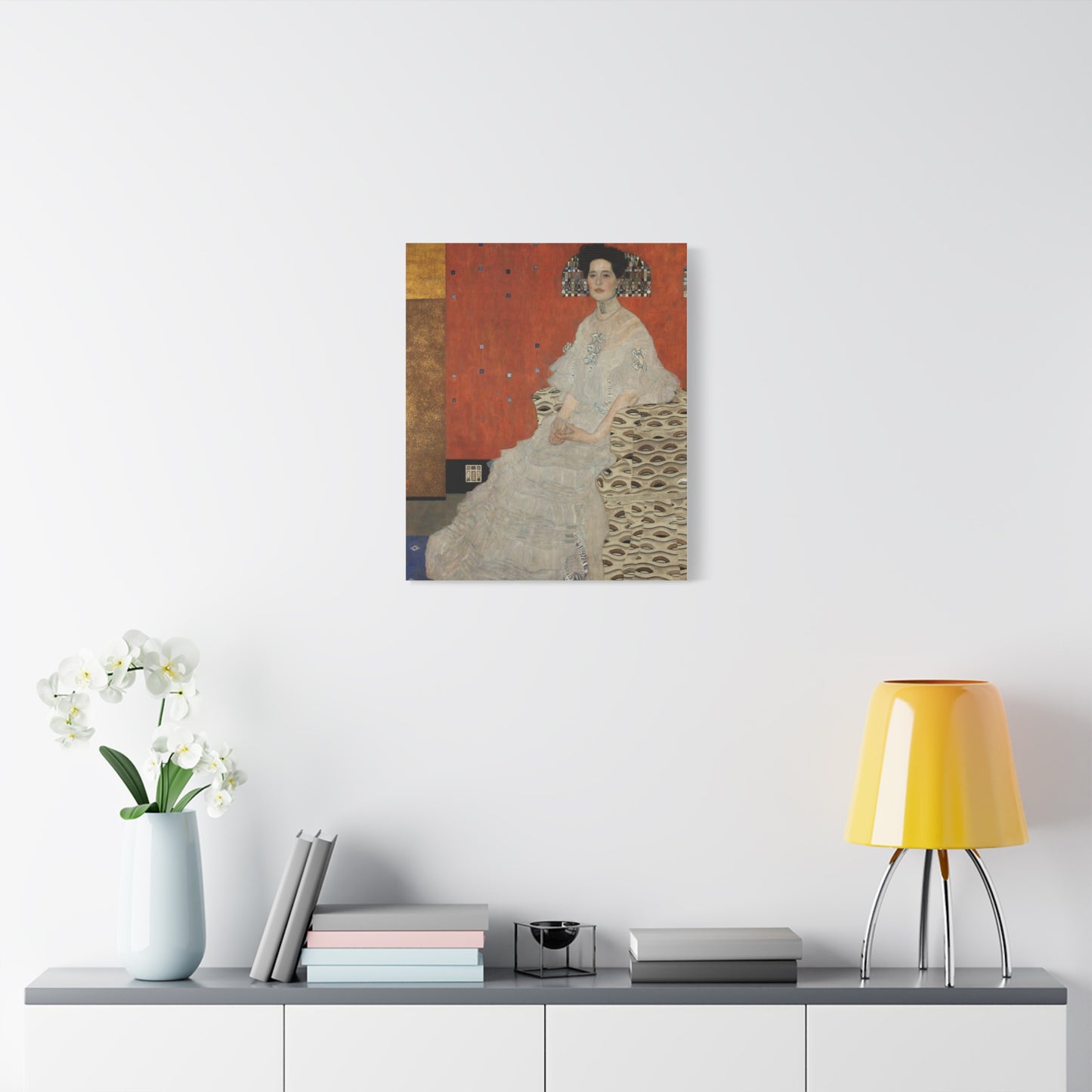 Fritza Riedler by Gustav Klimt Matte Canvas Wall Art Print
