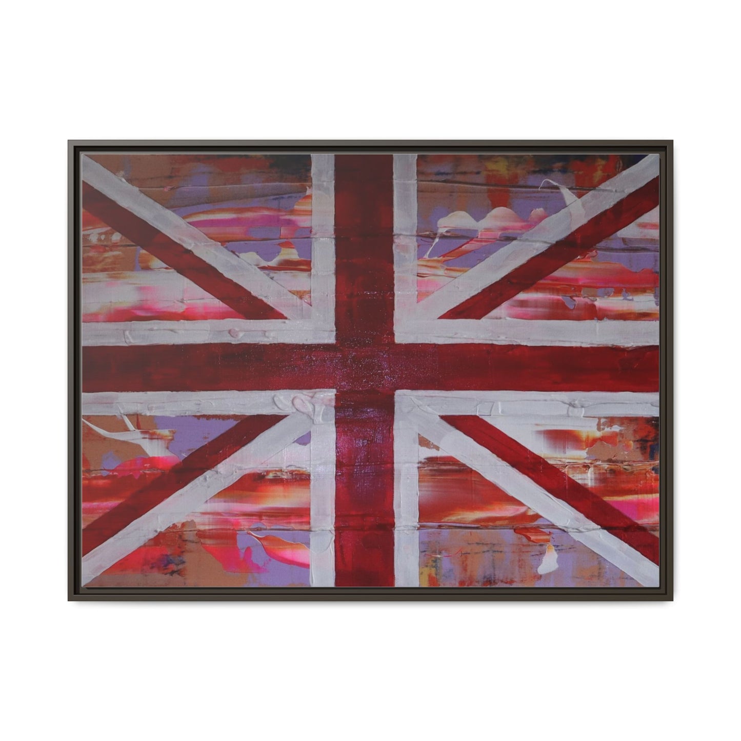 Union Jack is back! by Norman Barrett Framed Matte Canvas Print Wall Art