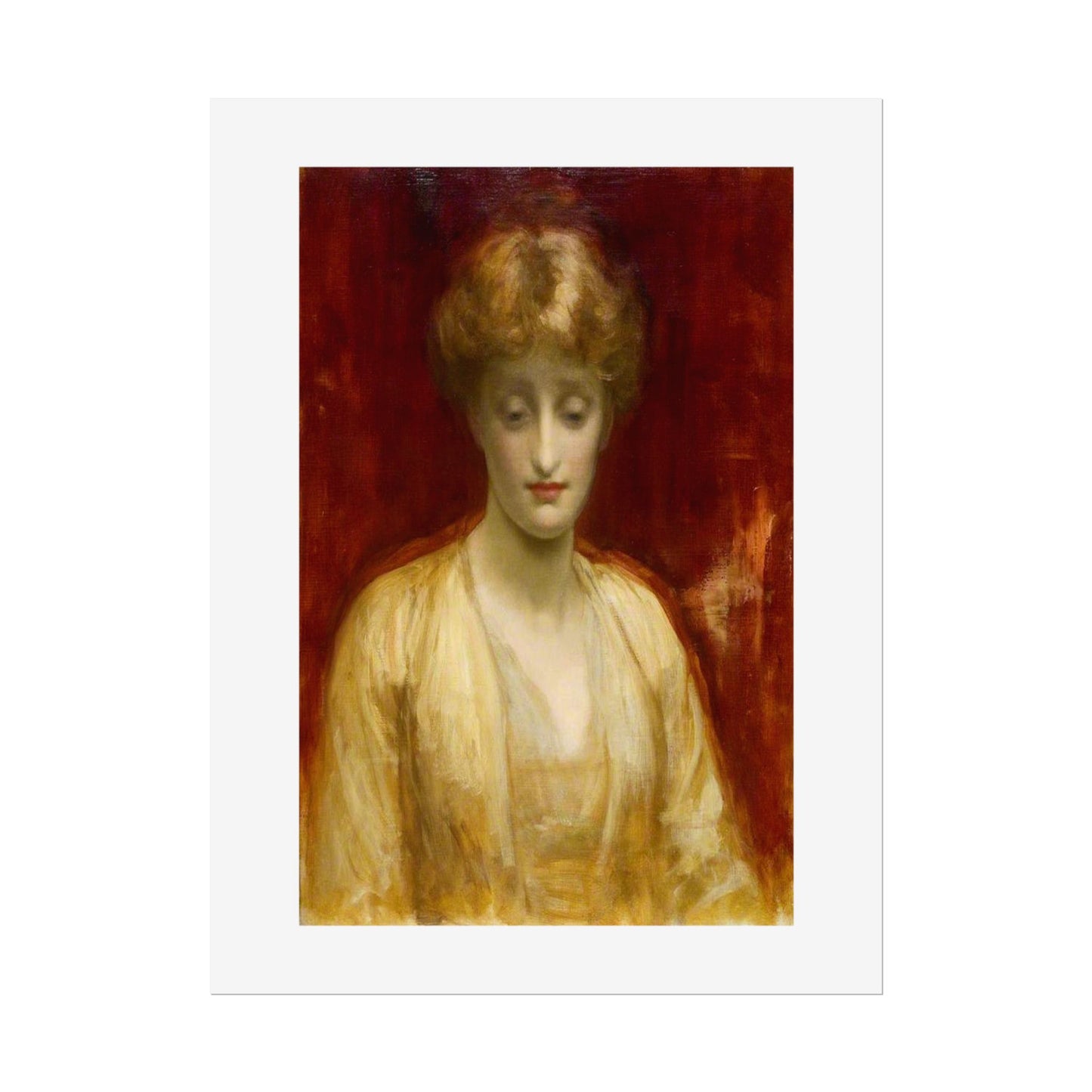 Mrs Williams by Lord Frederic Leighton Wall Art Print
