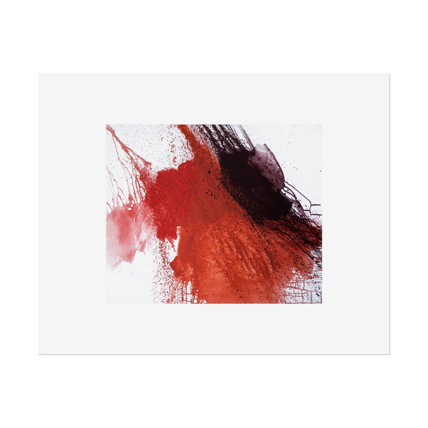 Flame by Natalija Miladinovic Wall Art Print