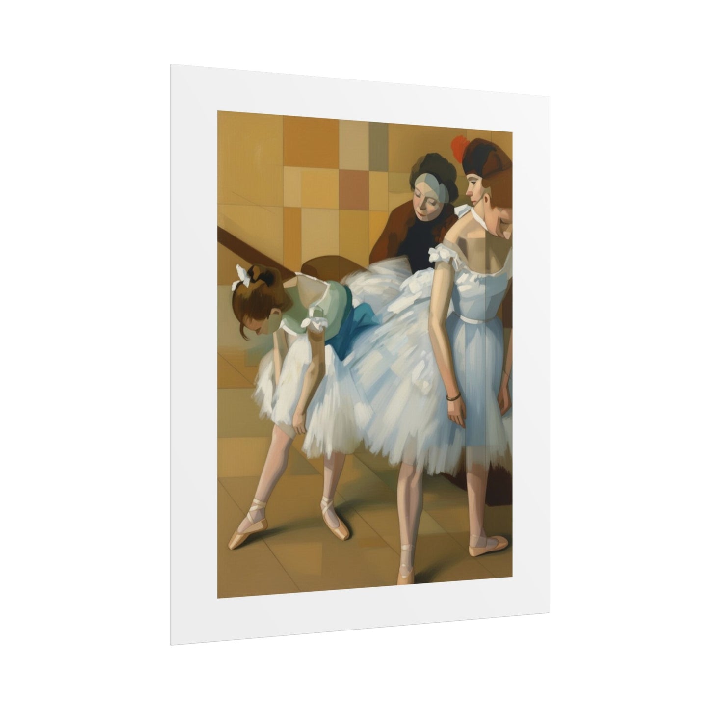 Ballet Dancers Rolled Poster — Classic Impressionist Ballerina Wall Art