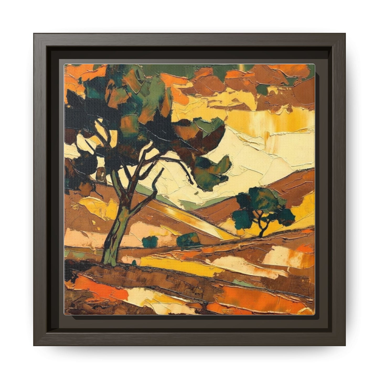 Framed Matte Canvas Landscape Art Print