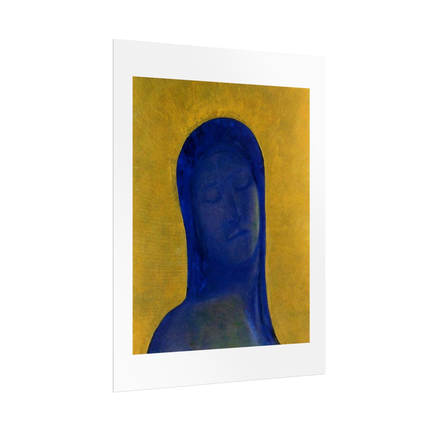 Closed Eyes by Odilon Redon Wall Art Print