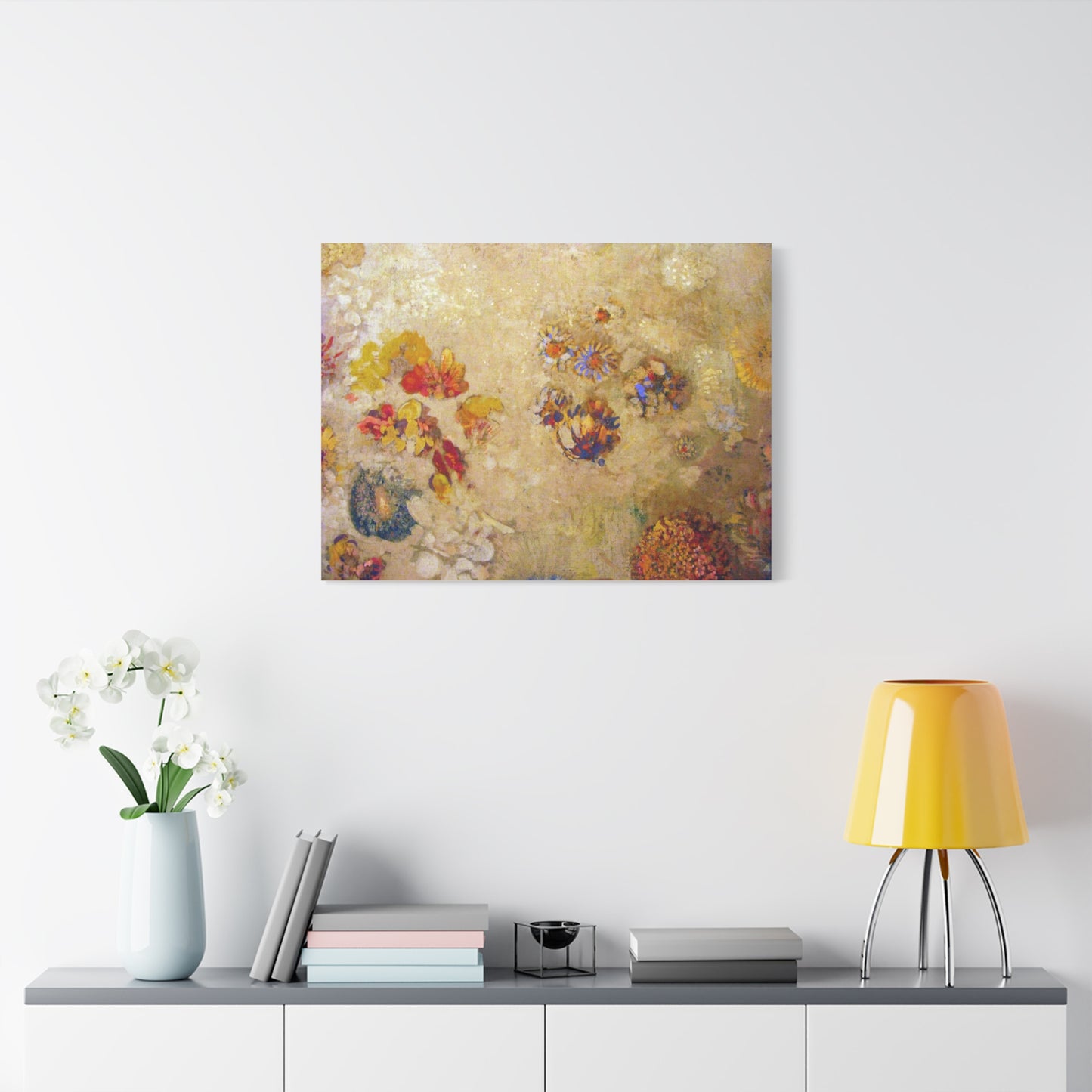 Andrevanb Panneau Décoratif by Odilon Redon Matte Canvas Wall Art Print