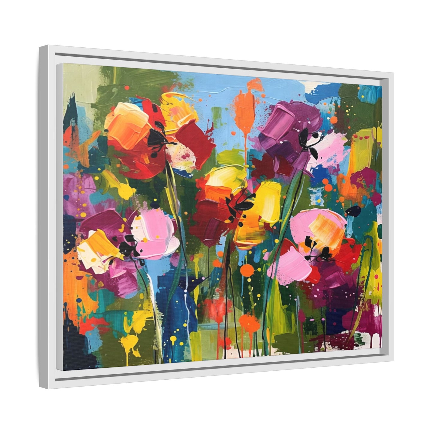 Matte Canvas, Framed (Multi-color)