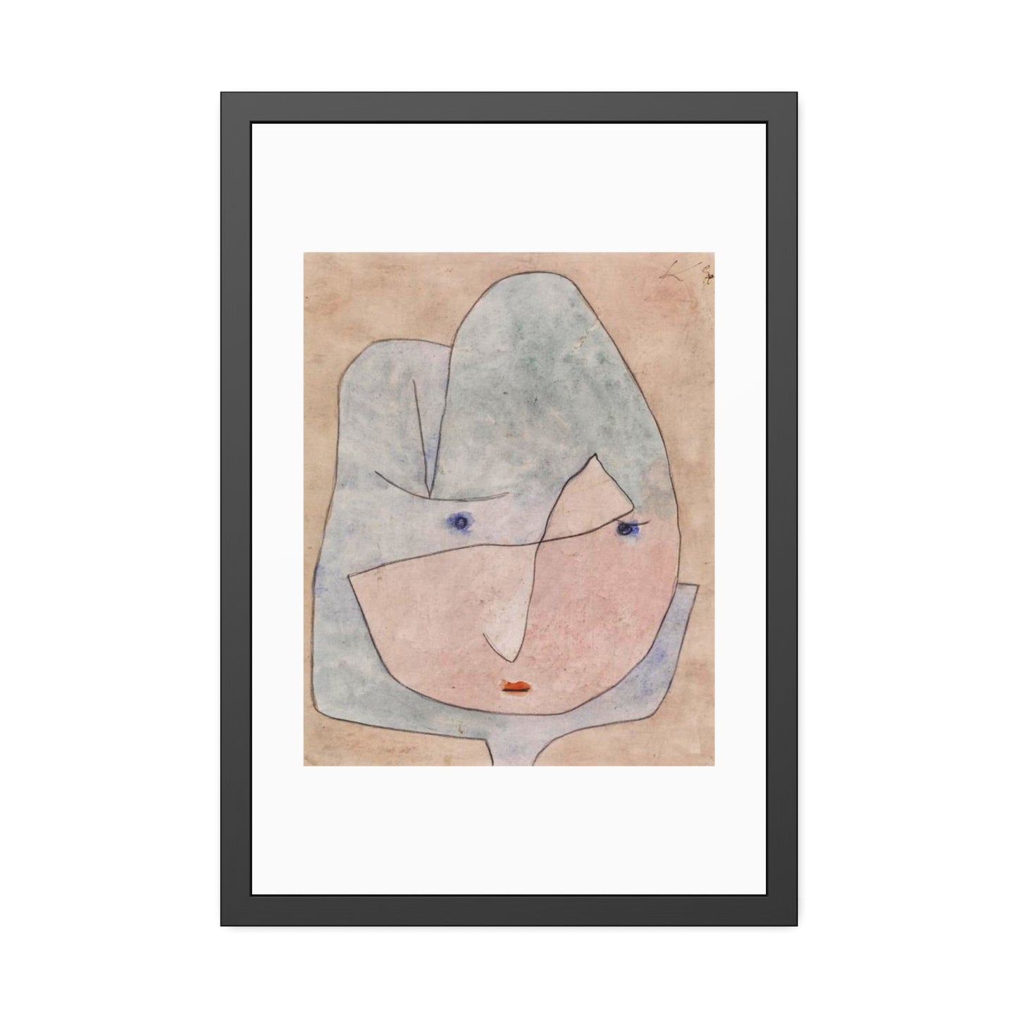 This Bloom is About to Wither by Paul Klee Framed Wall Art Poster