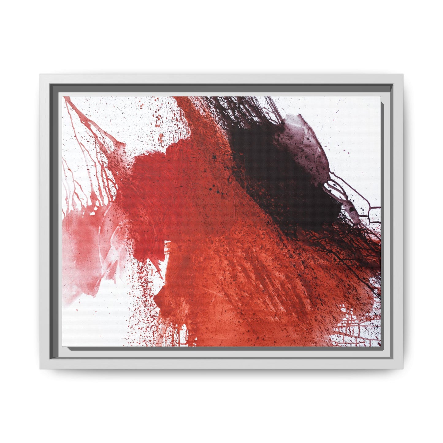 Flame by Natalija Miladinovic Matte Canvas Framed Wall Art