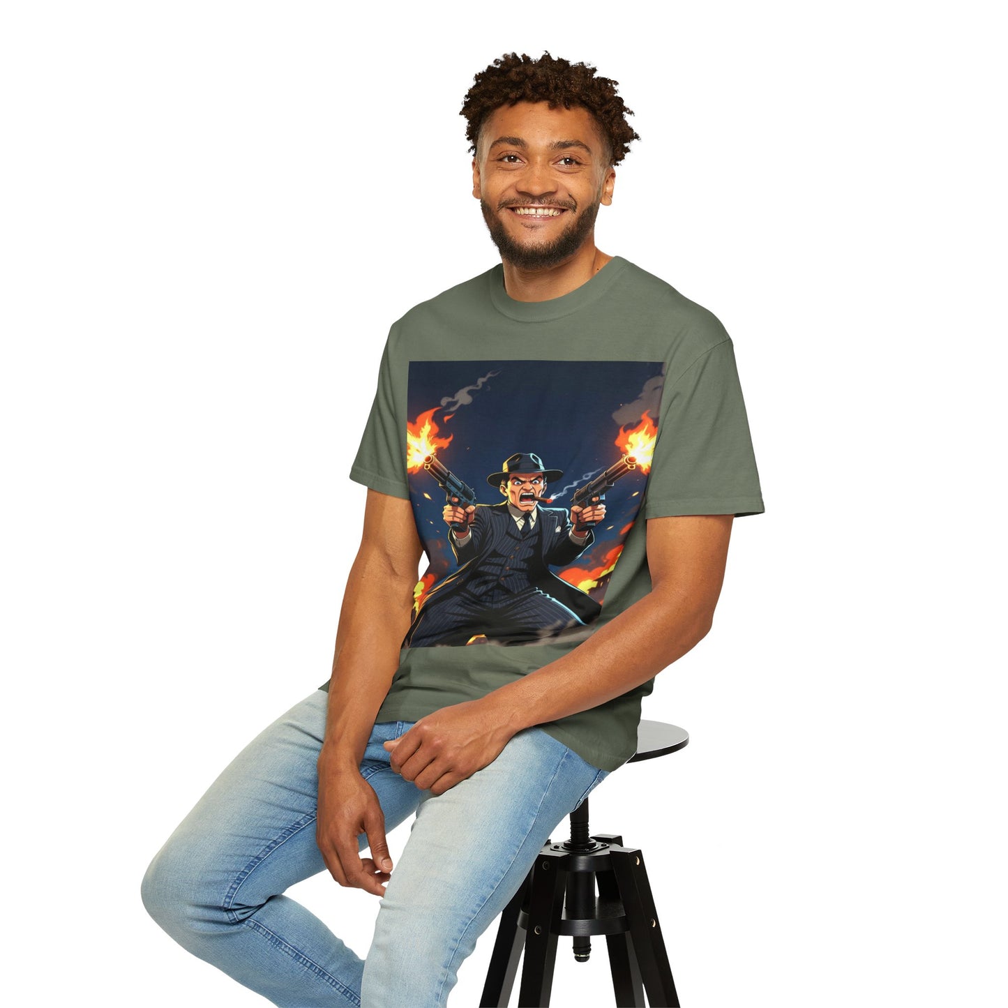 Gangster T‑Shirt — Vintage Outlaw Graphic Tee