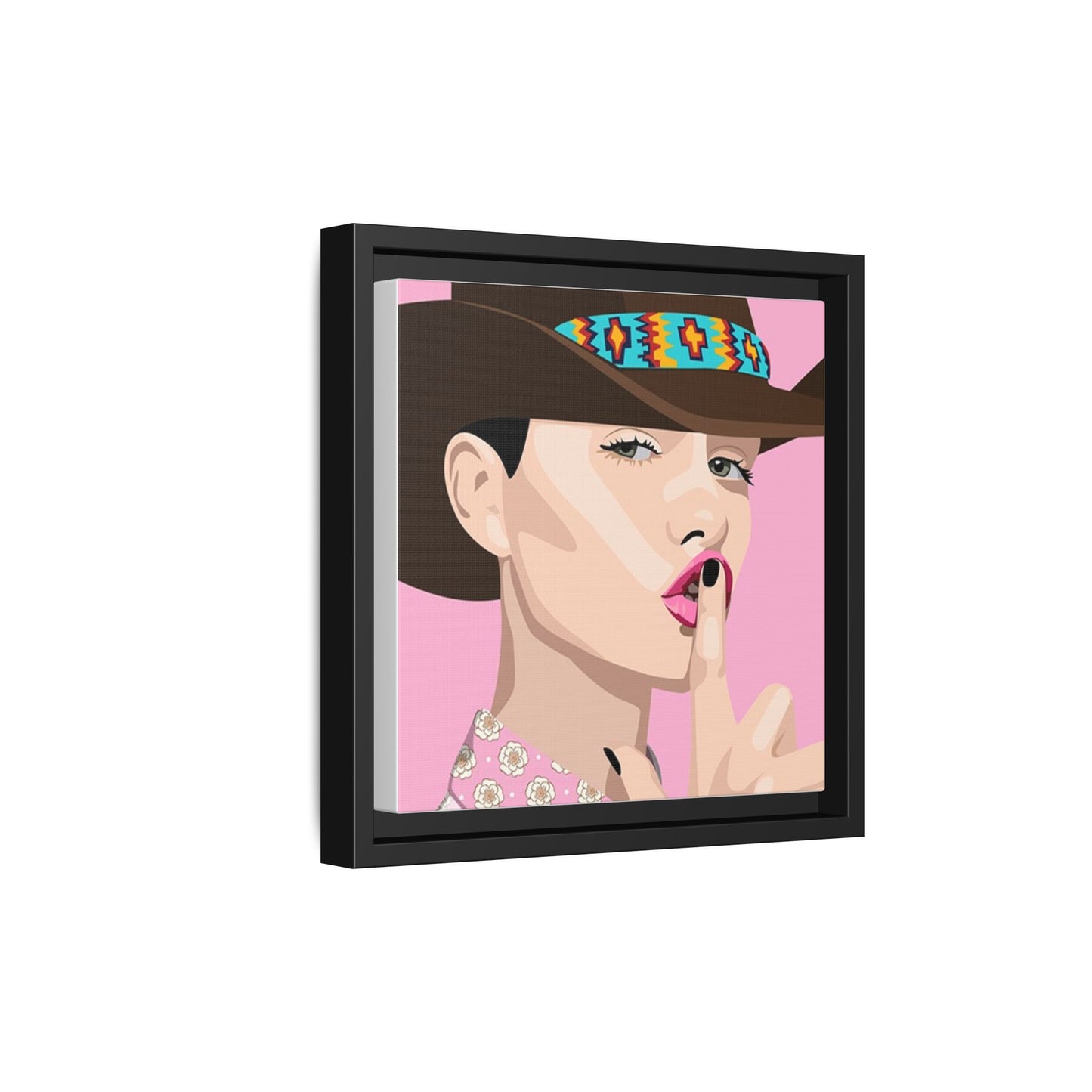 Vivid 63 by Orit Fuchs Matte Framed Canvas Wall Art