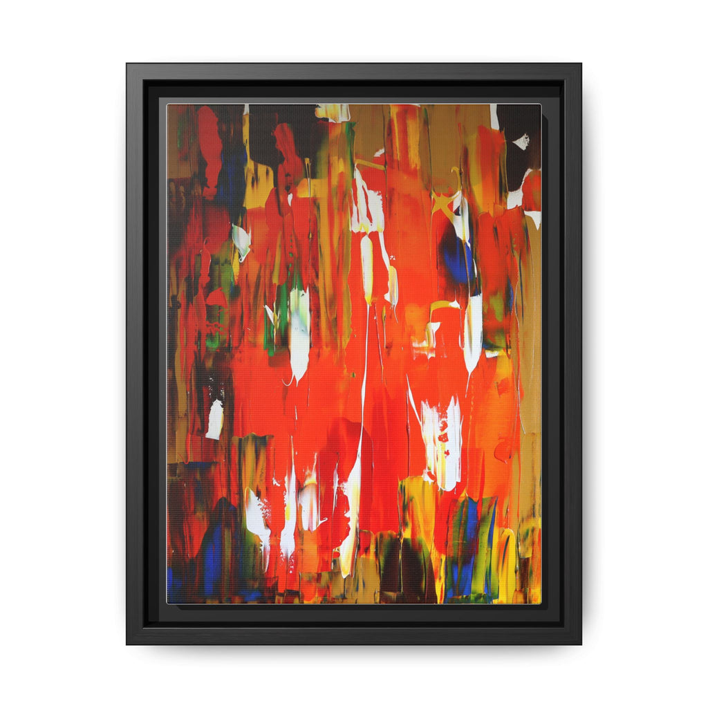 Burn baby burn by Norman Barrett Framed Matte Canvas Wall Art