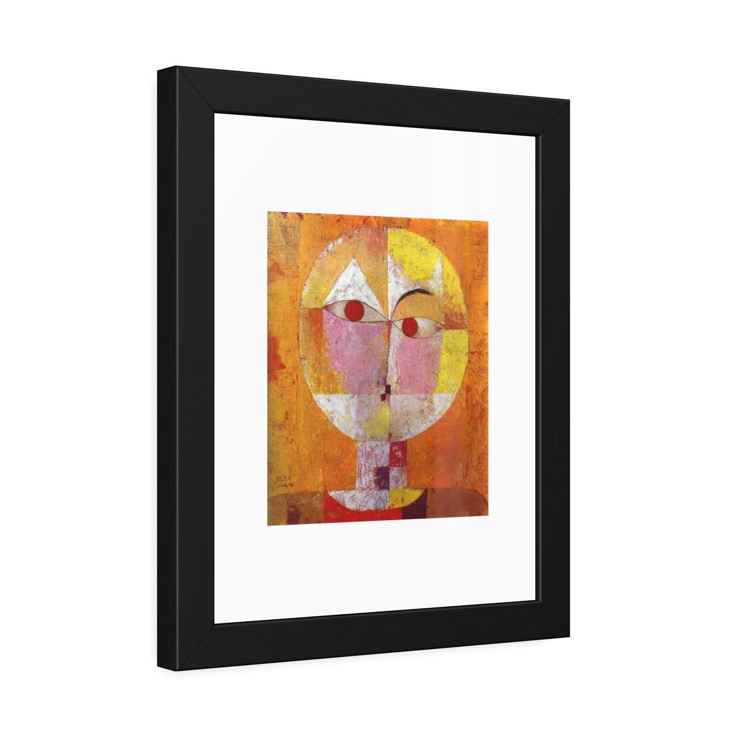 Senecio II by Paul Klee Framed Wall Art Poster