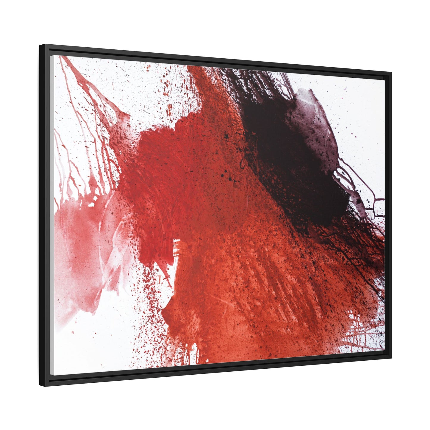 Flame by Natalija Miladinovic Matte Canvas Framed Wall Art
