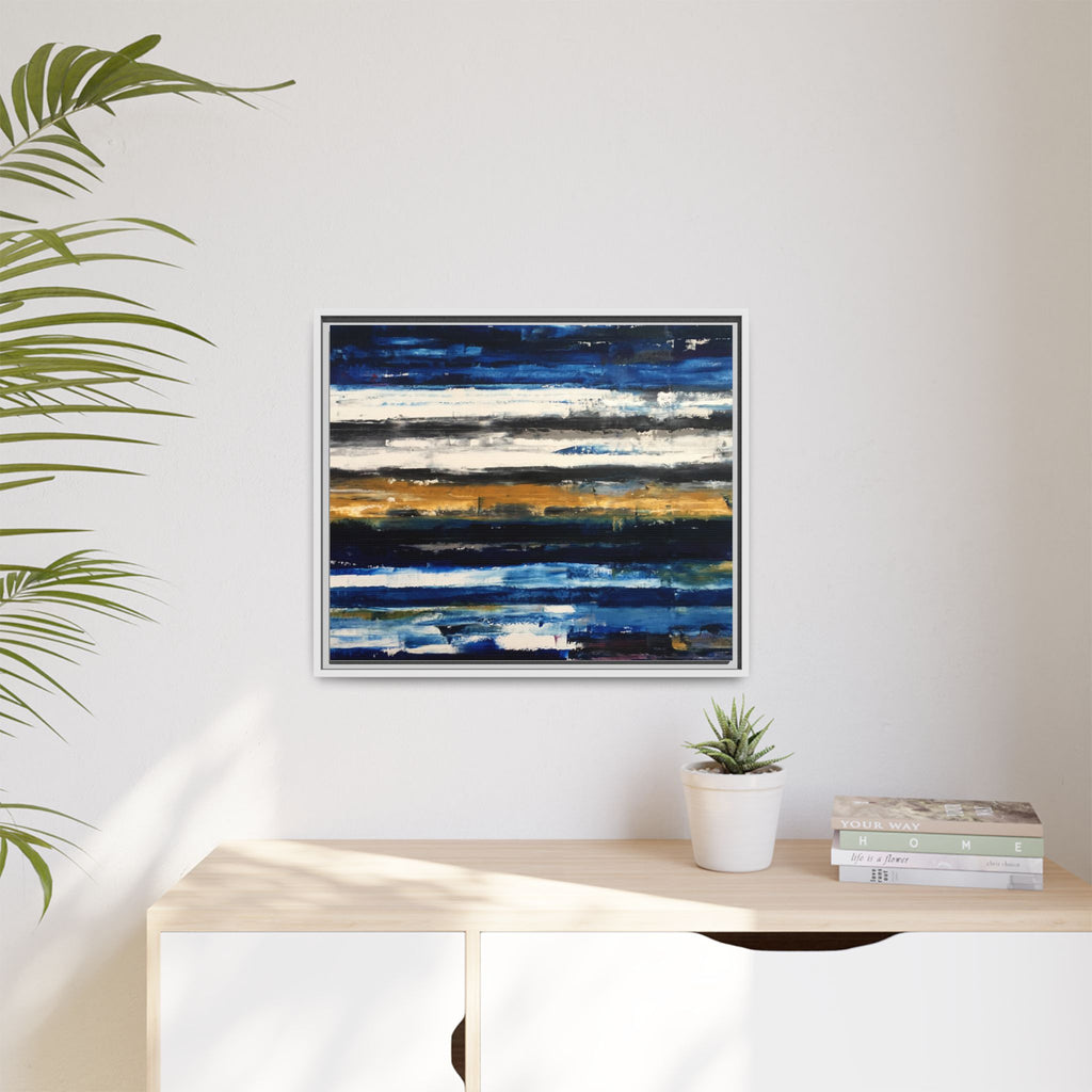 Tiny Buddha by Todd Williamson Framed Matte Canvas Abstract  Wall Art