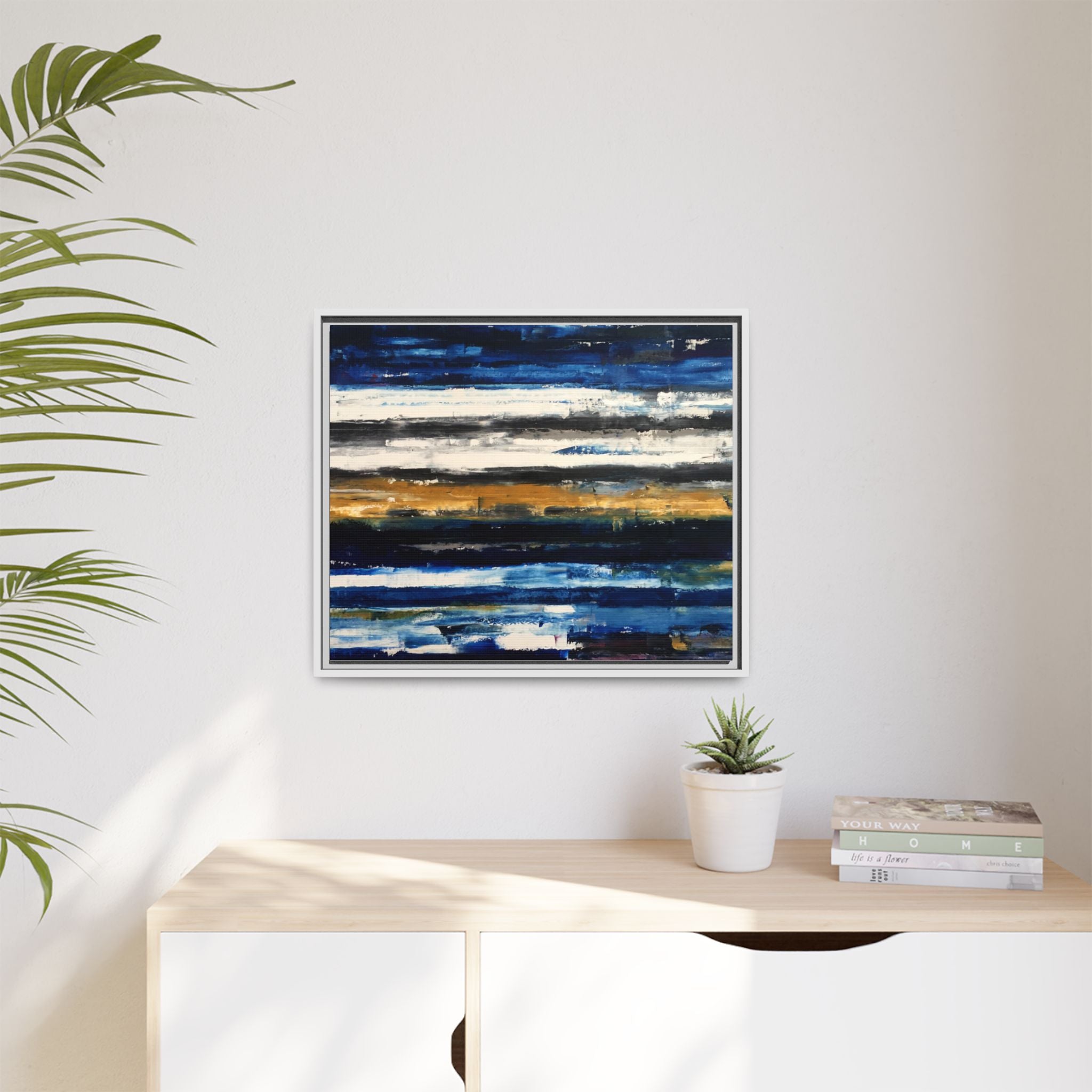 Tiny Buddha by Todd Williamson Framed Matte Canvas Abstract  Wall Art