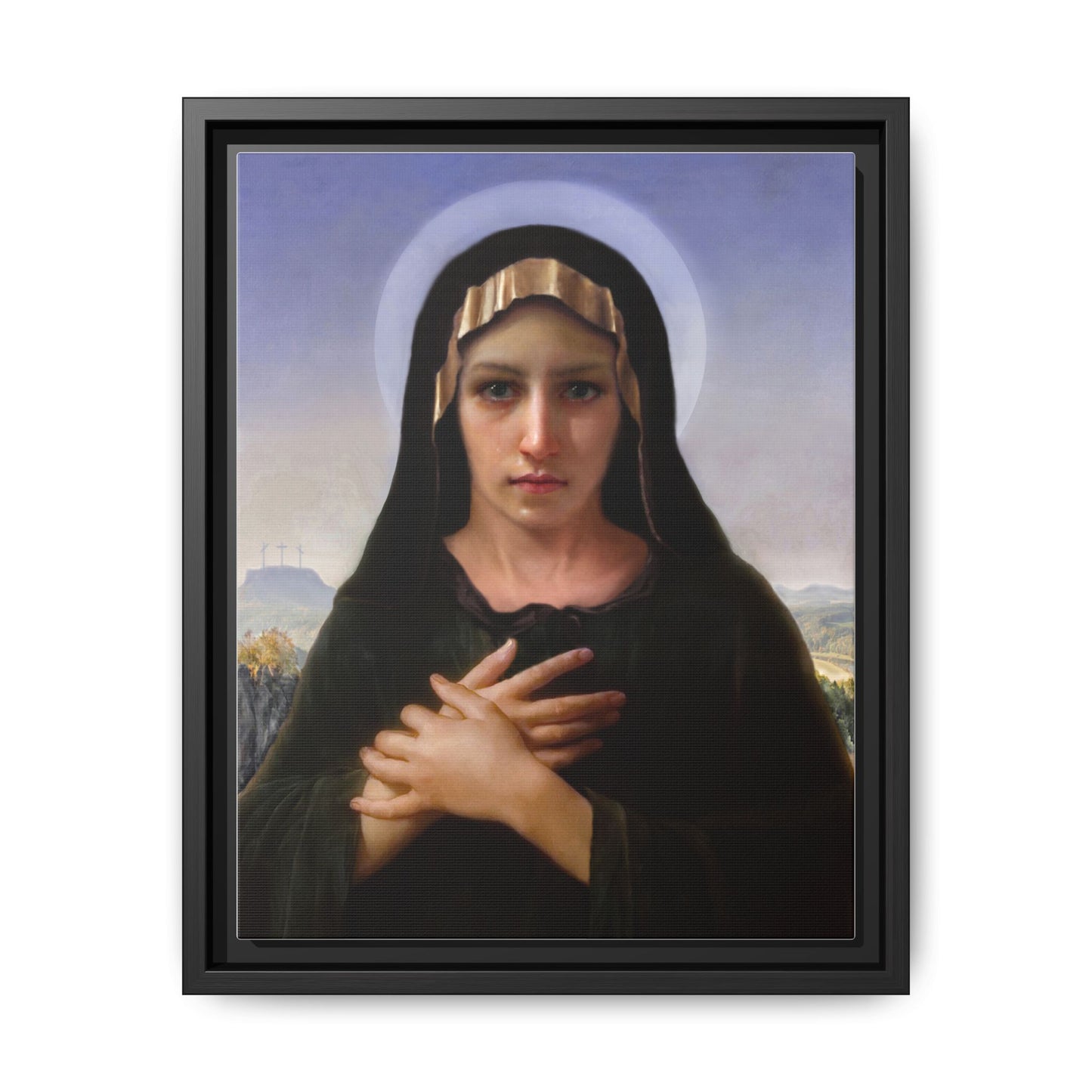 Virgo Solitudinis by William Adolphe Bouguereau Framed Matte Canvas Print