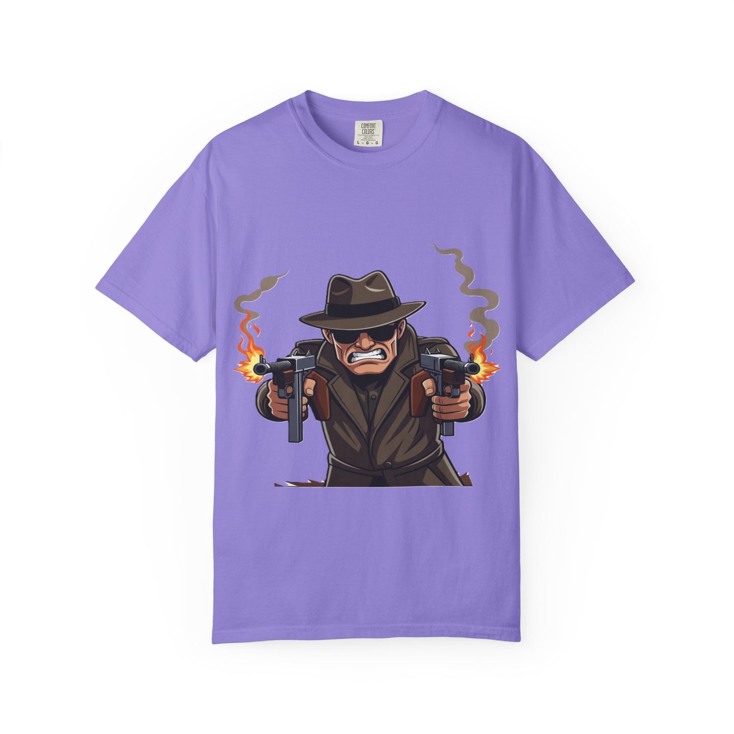 Vintage Gangster Shooter T-Shirt – Retro Mobster Graphic Tee