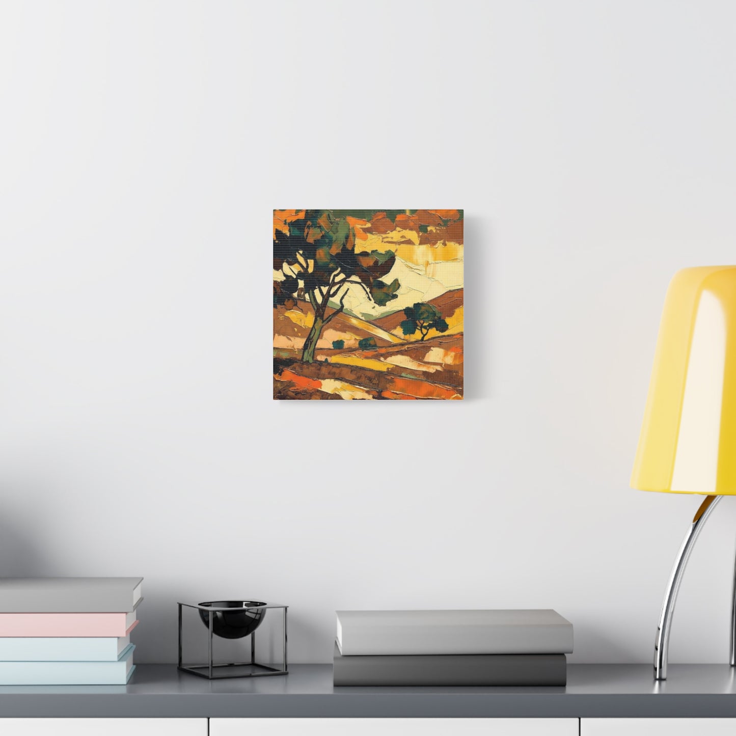 Abstract Autumn Landscape Canvas