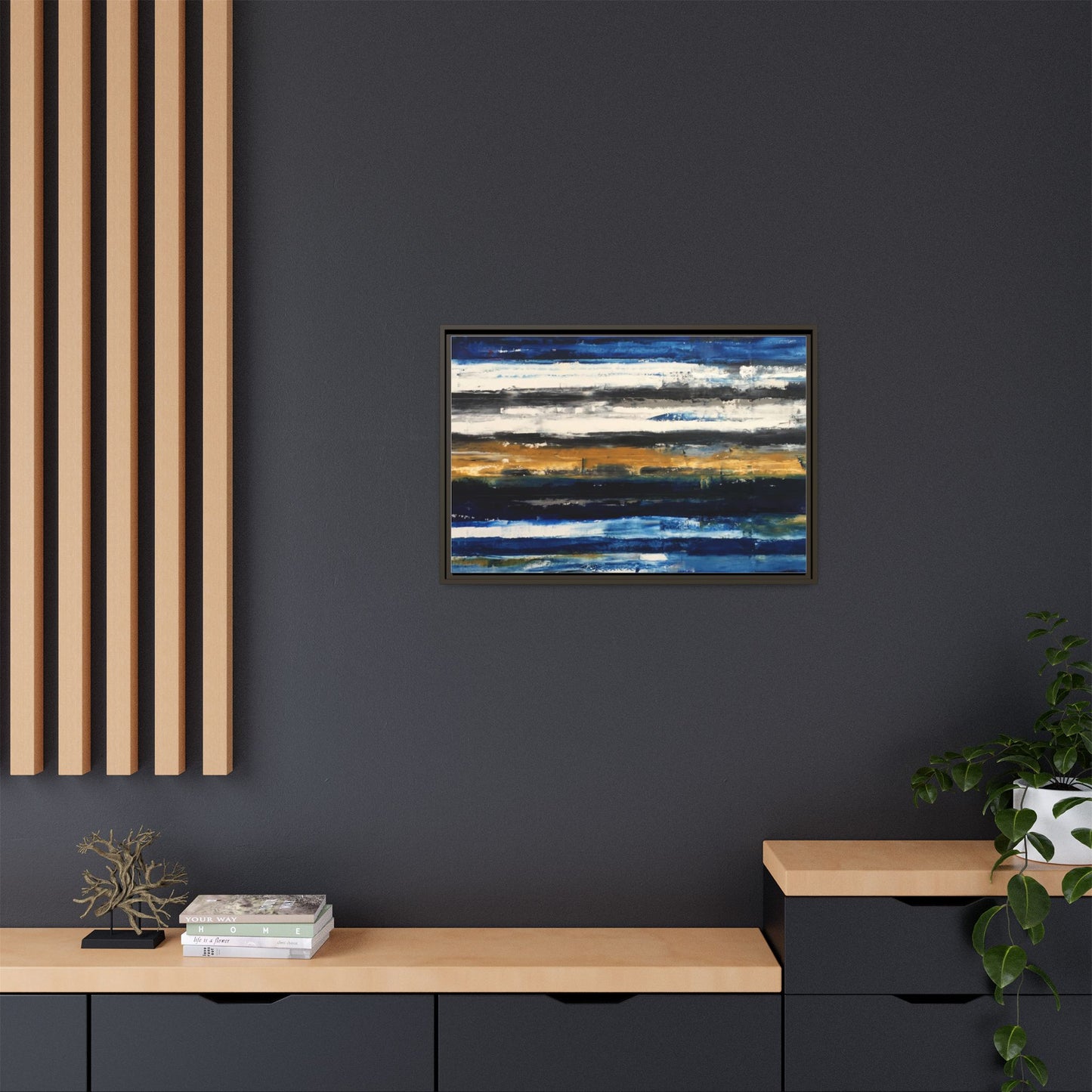 Tiny Buddha by Todd Williamson Framed Matte Canvas Abstract  Wall Art