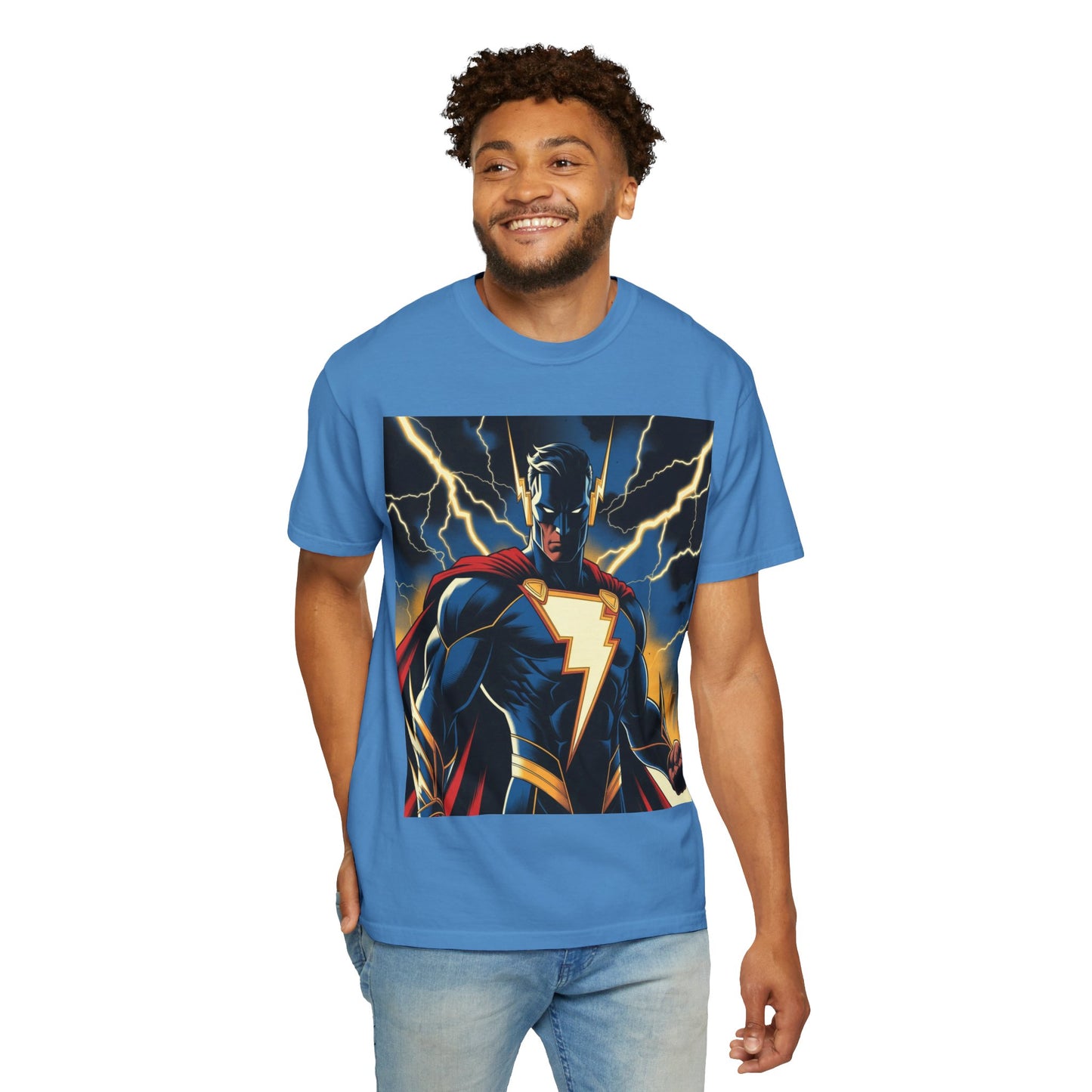 Unisex Superhero Garment-Dyed T-shirt