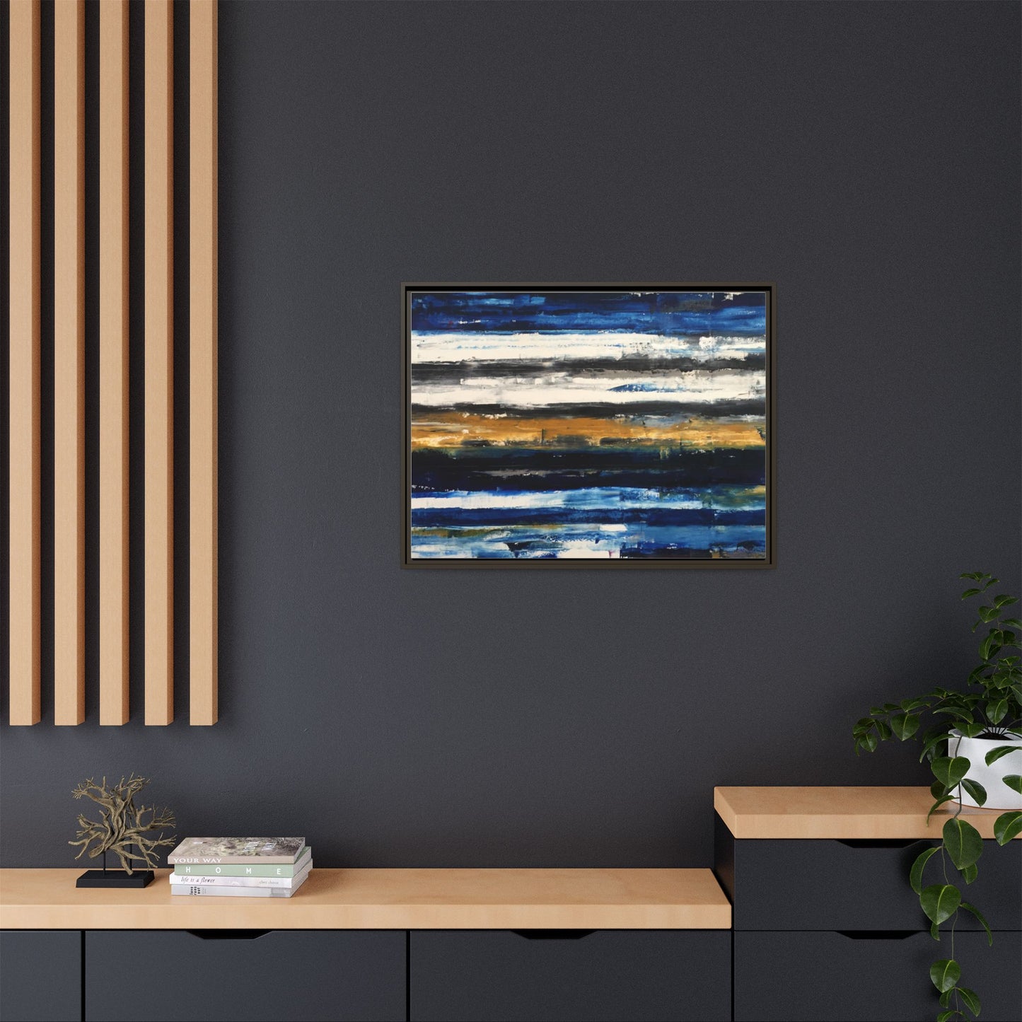 Tiny Buddha by Todd Williamson Framed Matte Canvas Abstract  Wall Art