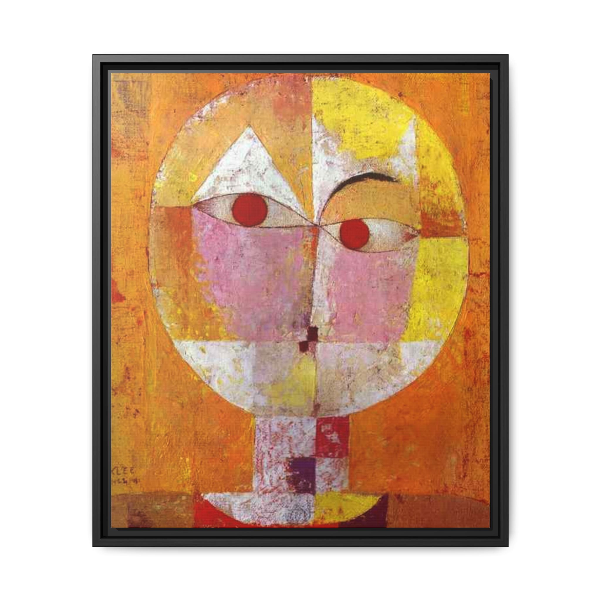 Senecio II by Paul Klee Canvas Framed Wall Art Print