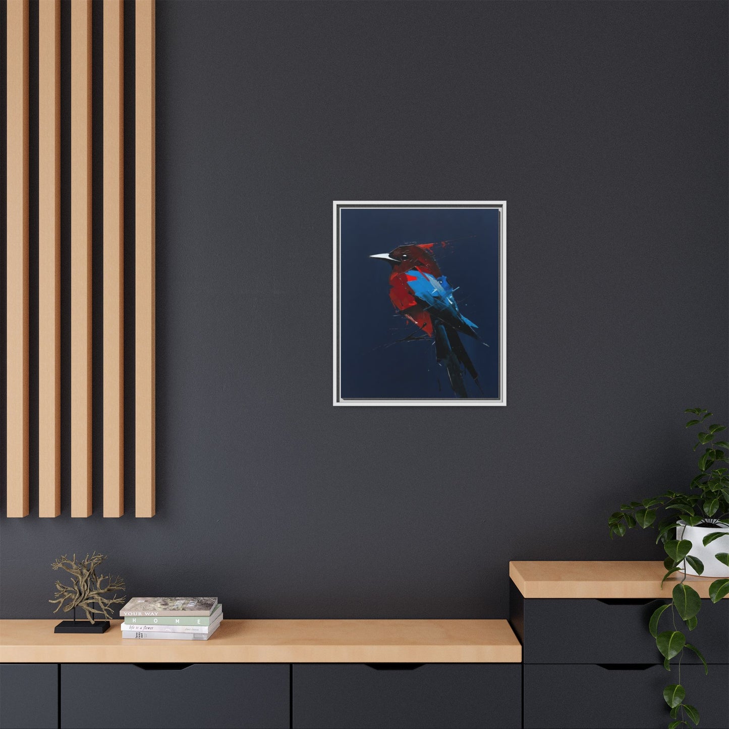 Matte Canvas, Framed (Multi-color)