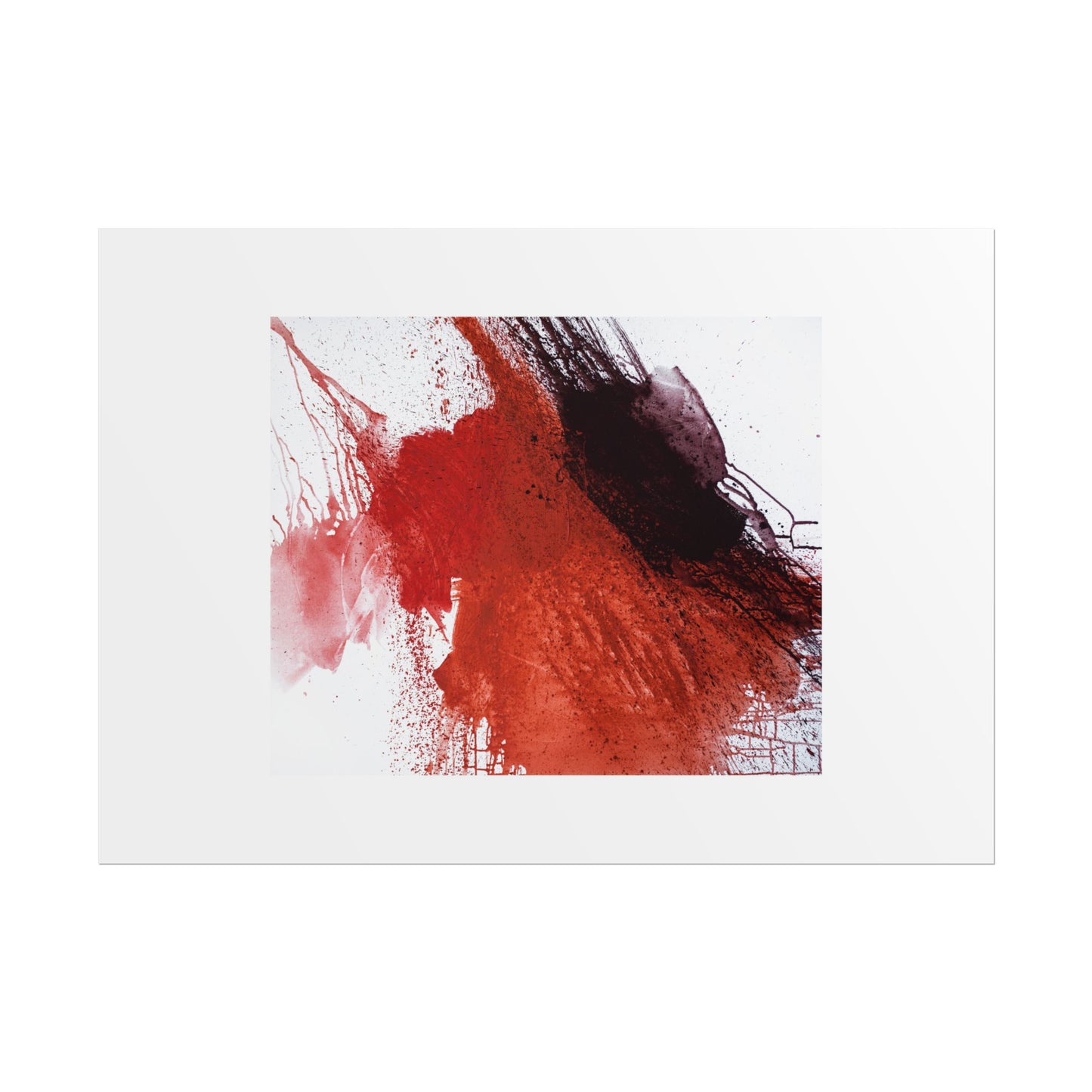 Flame by Natalija Miladinovic Wall Art Print