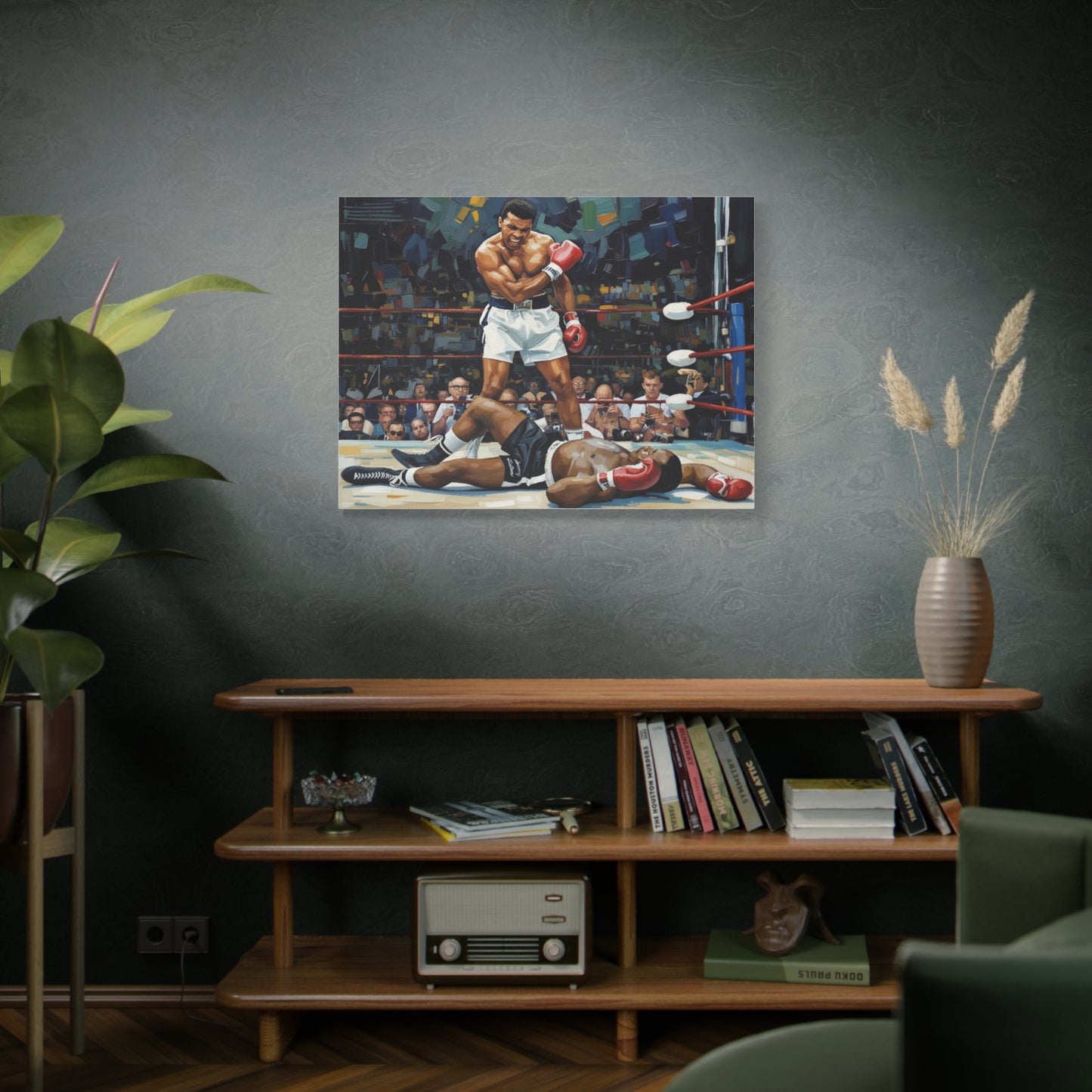 Muhammad Ali 'The Knockout' Matte Canvas Wall Art