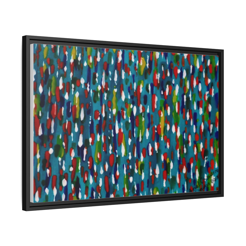 Colours Of The Soul Reflecting On Water by Ariel Chavarro Avila Matte Canvas Framed Art