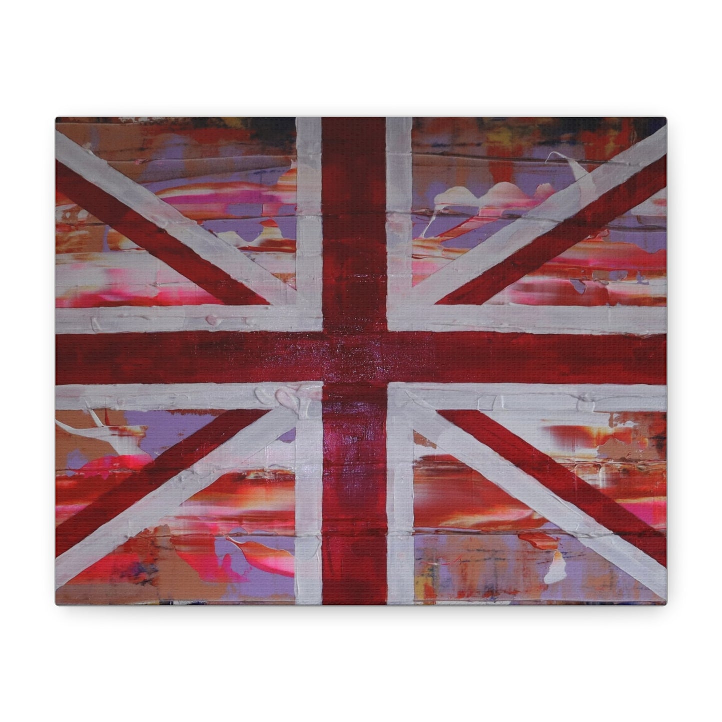 Union Jack is back! by Norman Barrett Matte Canvas Wall Art