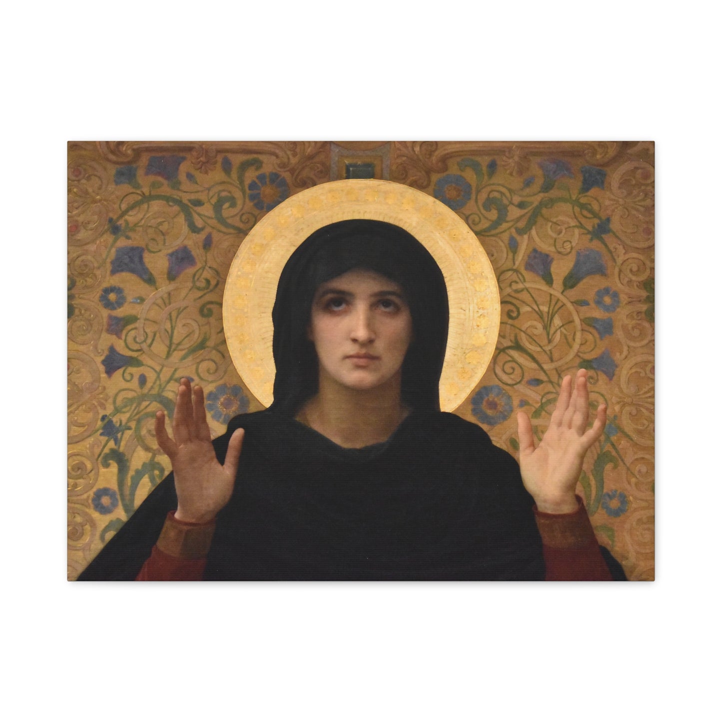 La Vierge consolatrice by William Adolphe Bouguereau Matte Stretched Wall Art