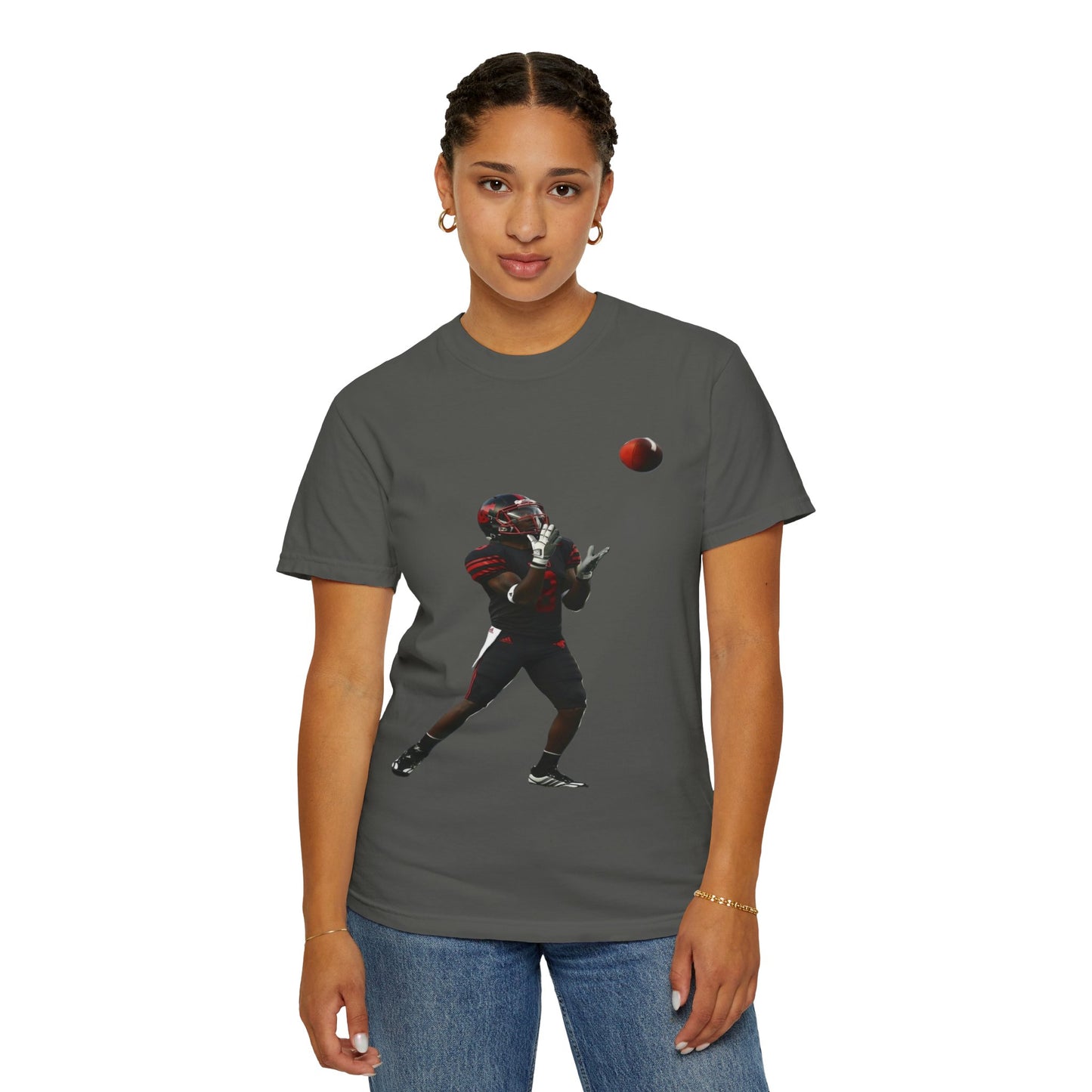Football Player Catch T-Shirt