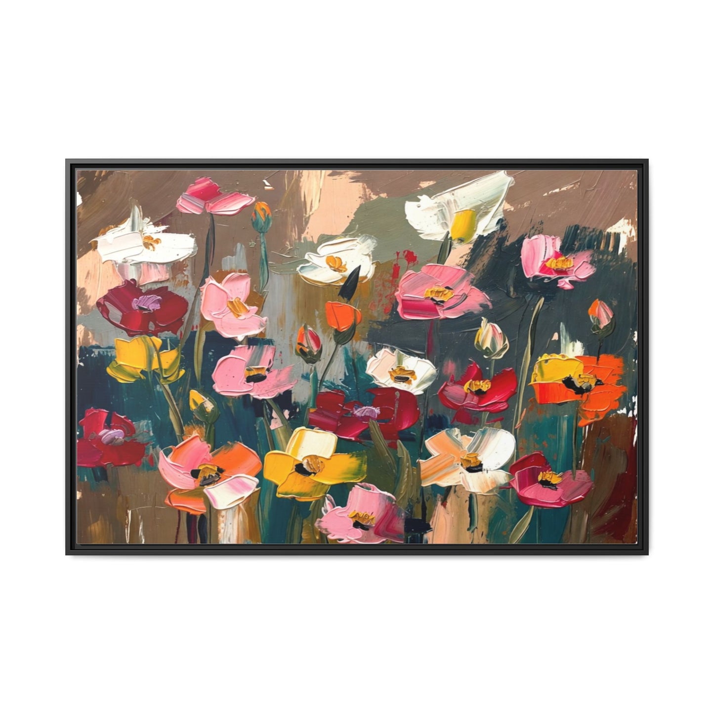 Matte Canvas, Framed (Multi-color)