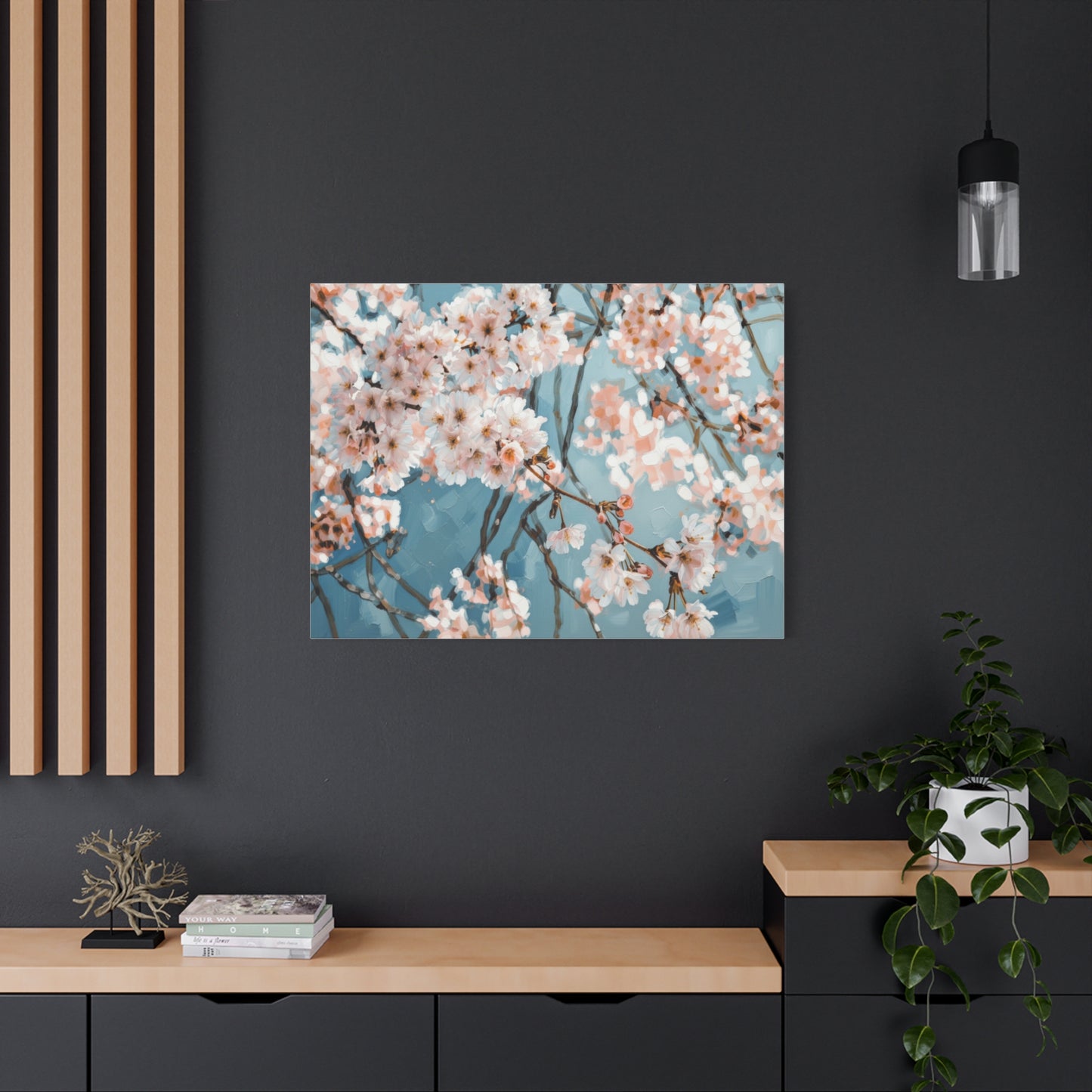 Cherry Blossom Matte Canvas Wall Art – Stretched 1.25"