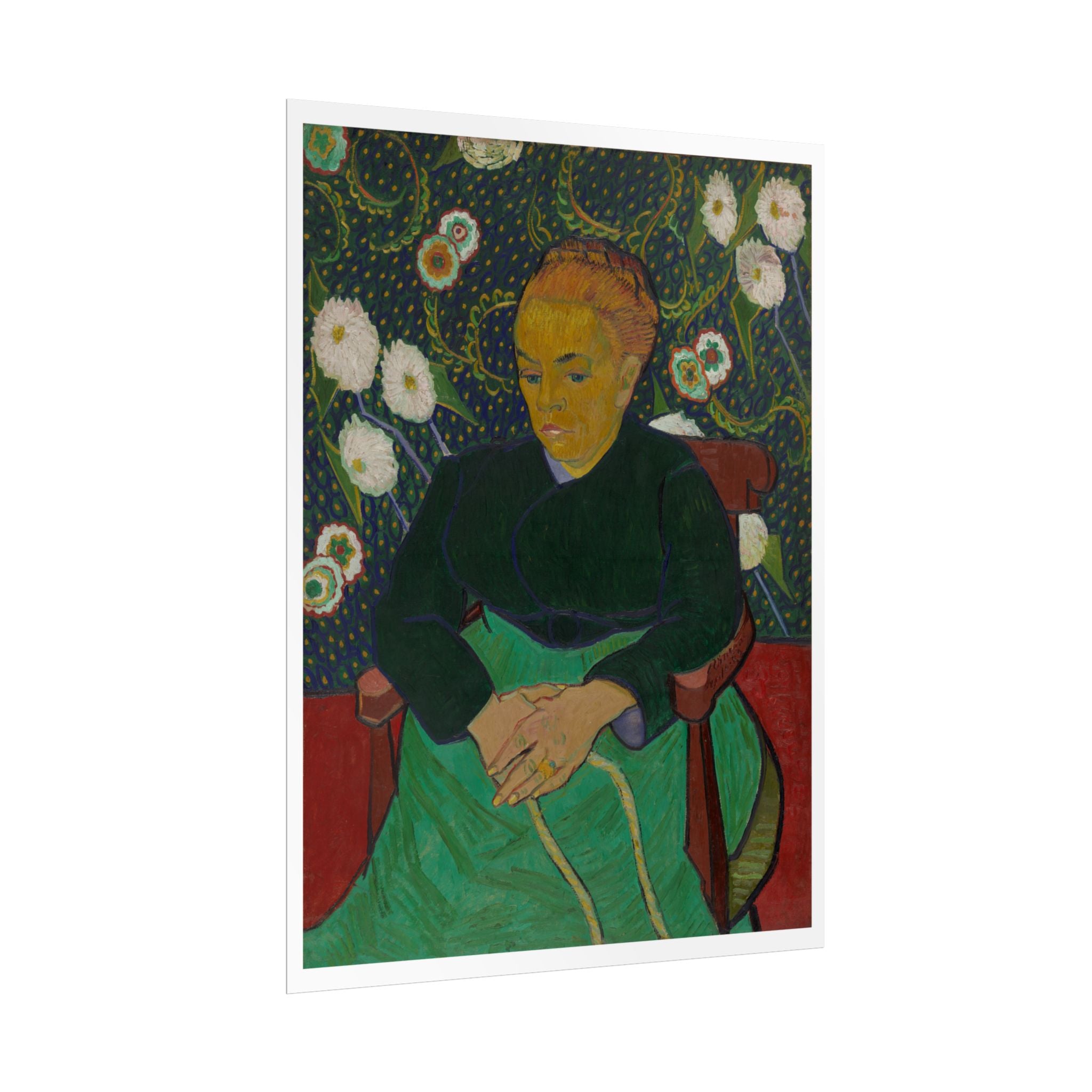 Madame Roulin Rocking the Cradle (La berceuse) by Vincent Van Gogh Wall Art Print