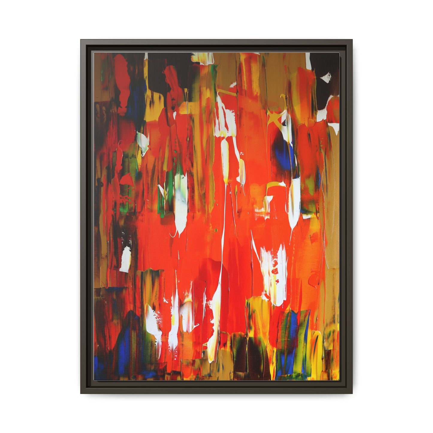 Burn baby burn by Norman Barrett Framed Matte Canvas Wall Art