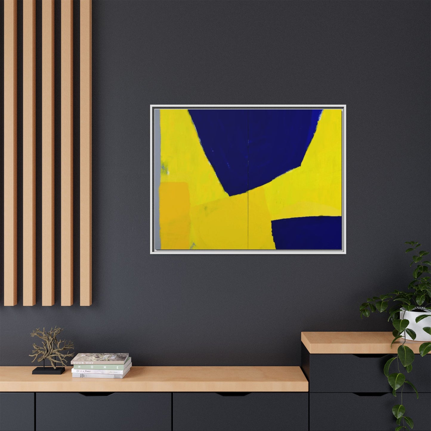 Lantenhammer by Lageplan Atelier Framed Modern Wall Art