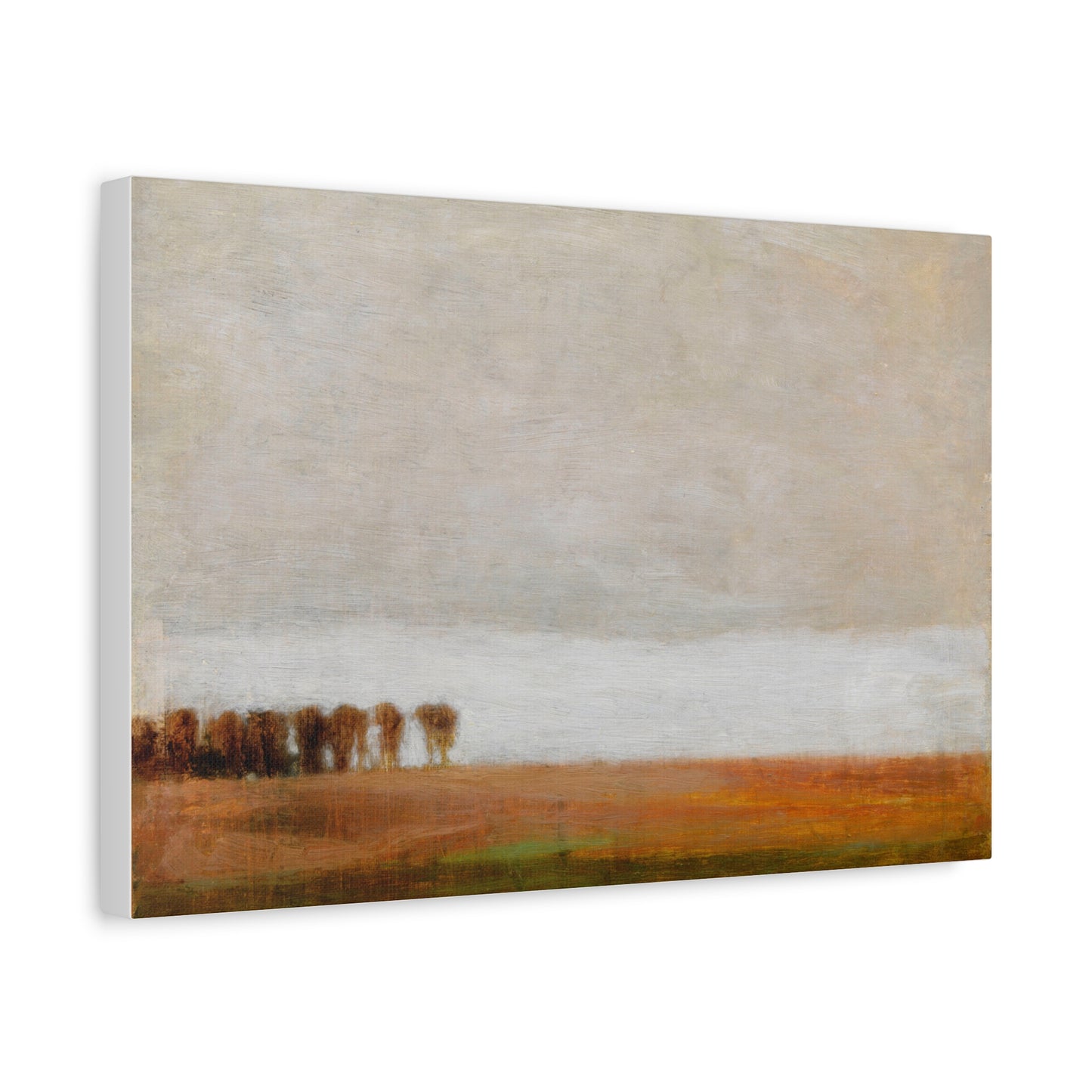 View of Jaegersborg Allé, North of Copenhagen by Vilhelm Hammershøi Canvas Wall Art Print