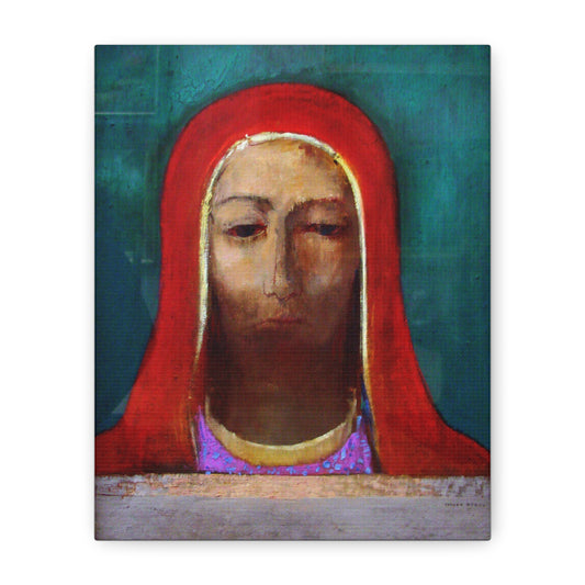 Le Silence by Odilon Redon Matte Canvas Wall Art Print