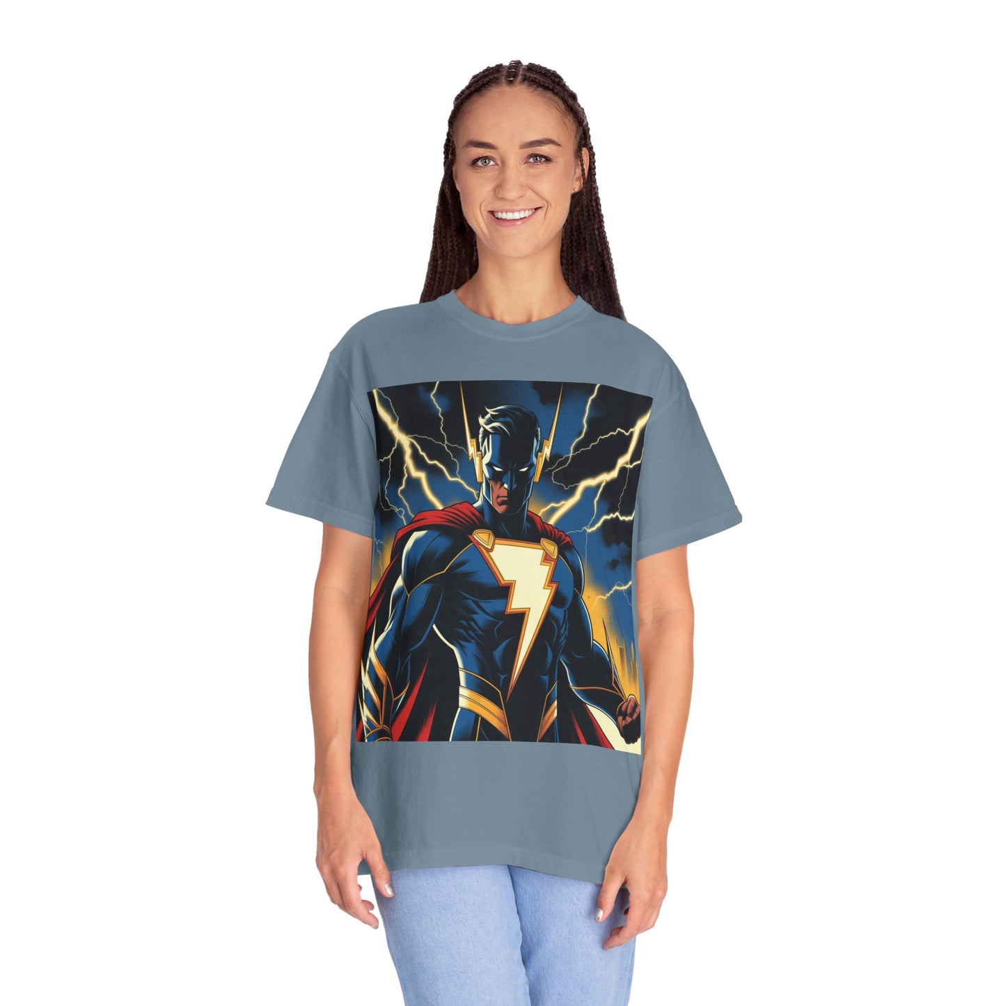 Unisex Superhero Garment-Dyed T-shirt