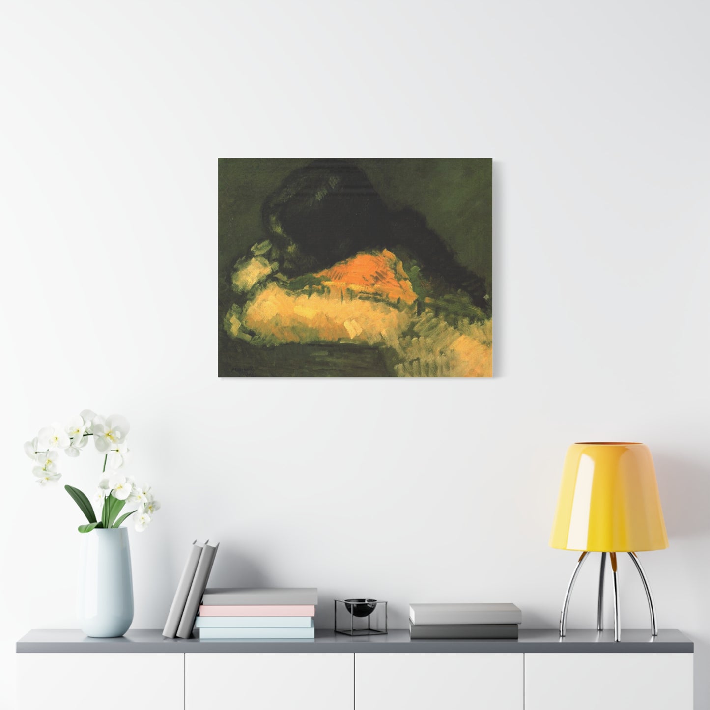 La Chata by Isidre Nonell Matte Canvas Wall Art Print