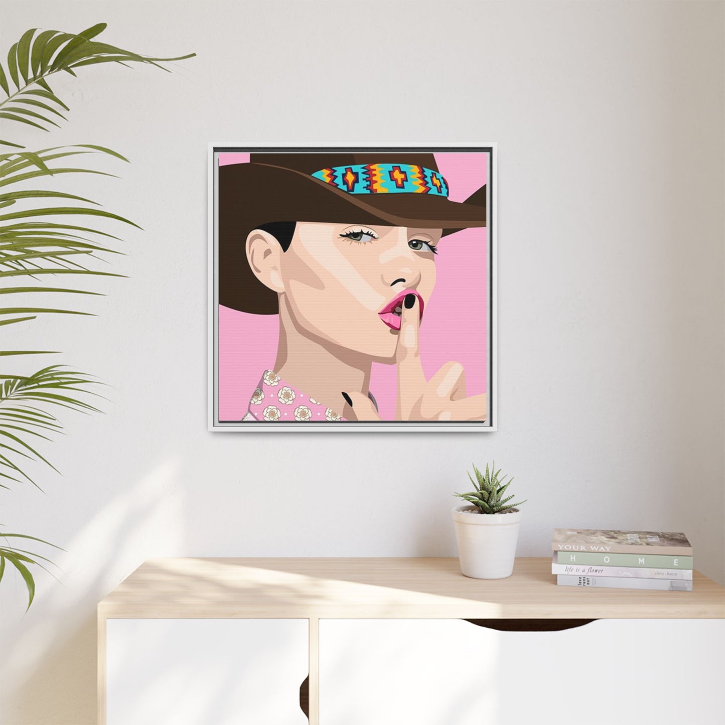 Vivid 63 by Orit Fuchs Matte Framed Canvas Wall Art