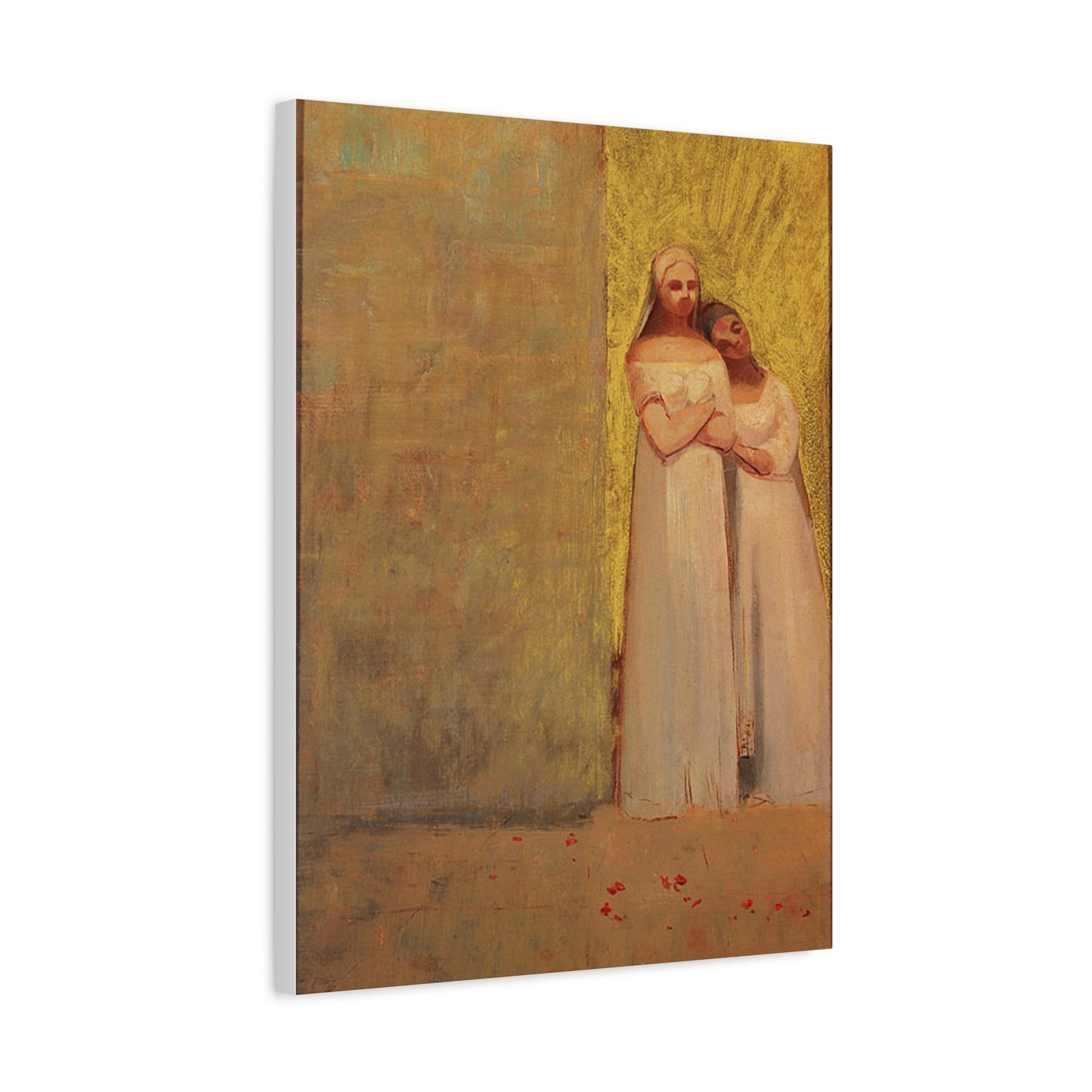 The Two Graces by Odilon Redon Matte Canvas Wall Art Print