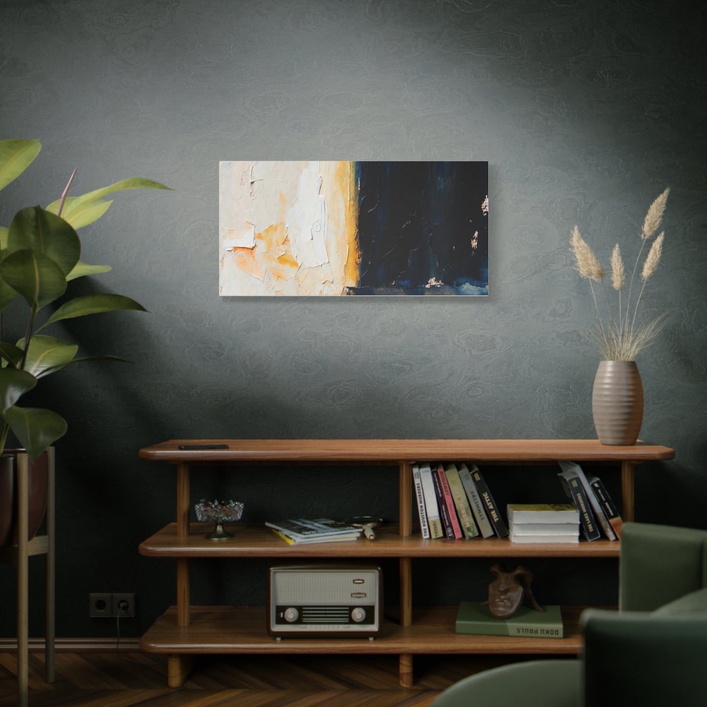 Abstract Coastal Light Matte Canvas Print — Stretched 1.25"