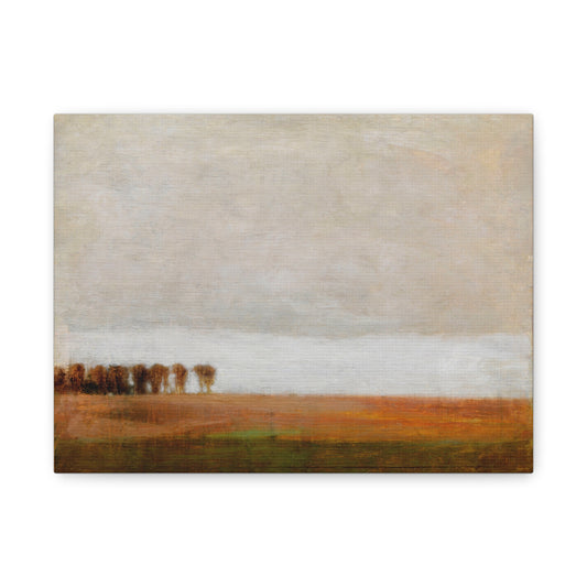 View of Jaegersborg Allé, North of Copenhagen by Vilhelm Hammershøi Canvas Wall Art Print