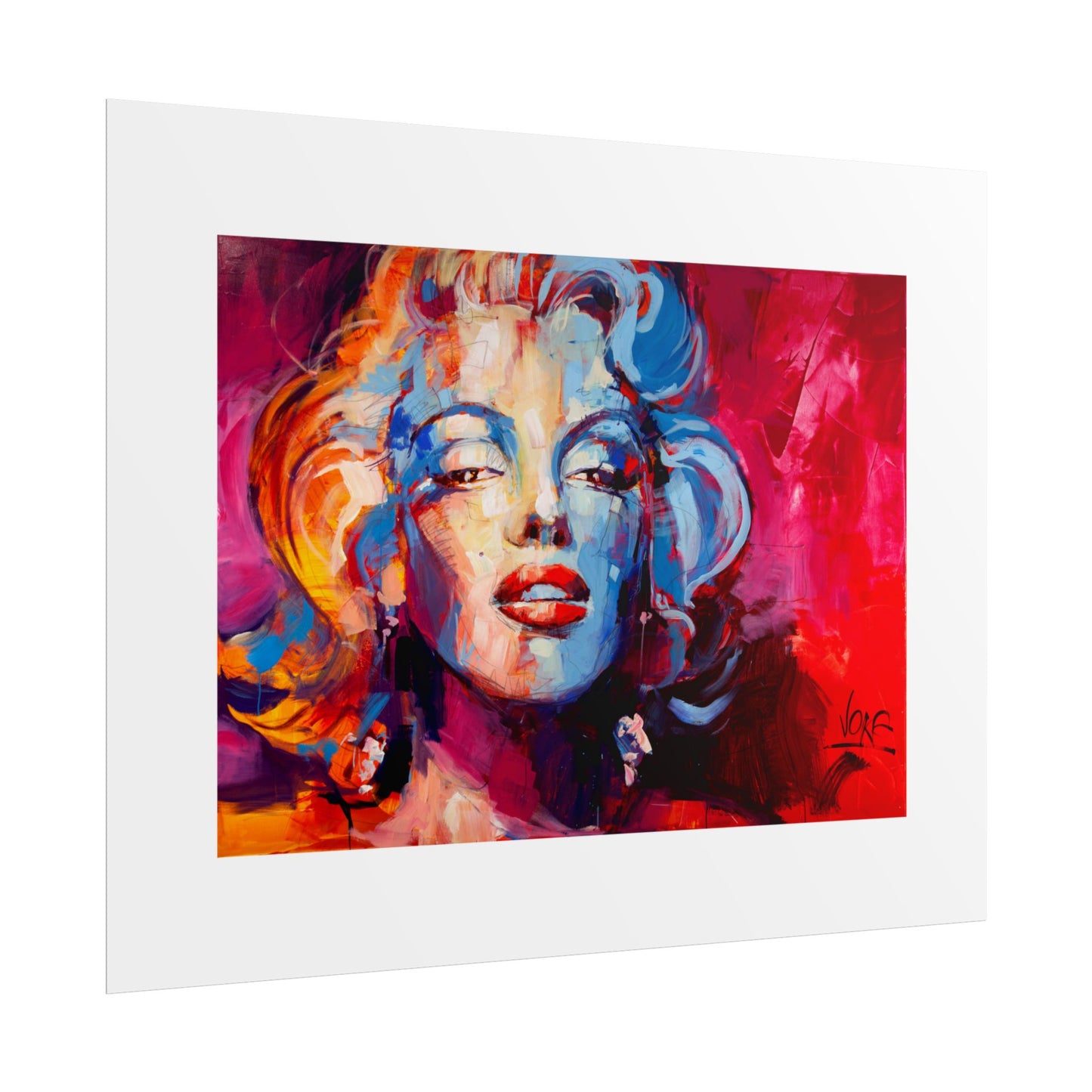 Marilyn Monroe attributed to Voke Wall Pop Art Poster